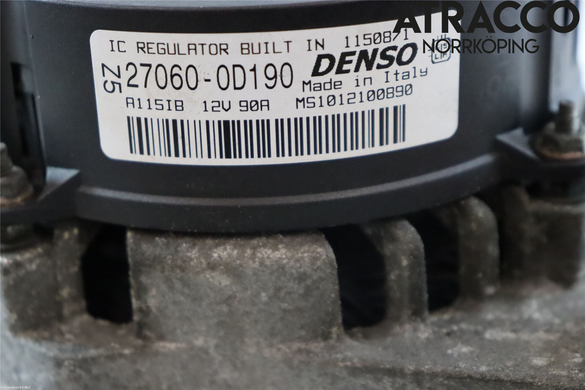 Toyota COROLLA VERSO 08-09 Dynamo