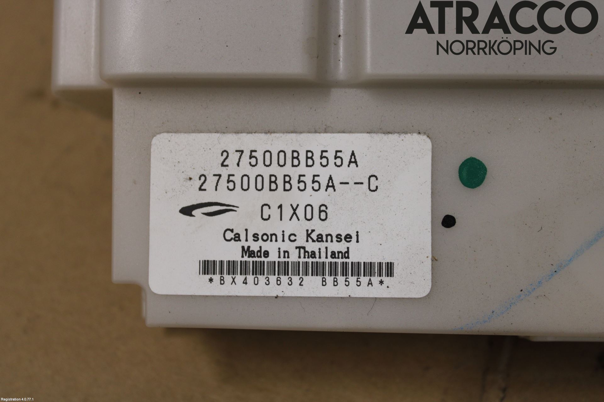 Nissan QASHQAI+2  10-14 Varmeapparat Panel(Regulering)