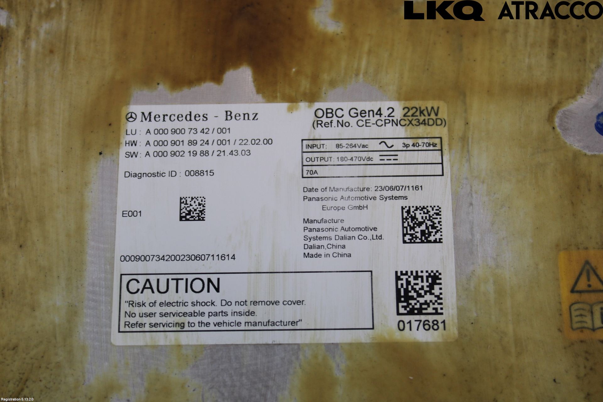 Mercedes-Benz MB EQE (V295) 22- Converter - Momentforsterker