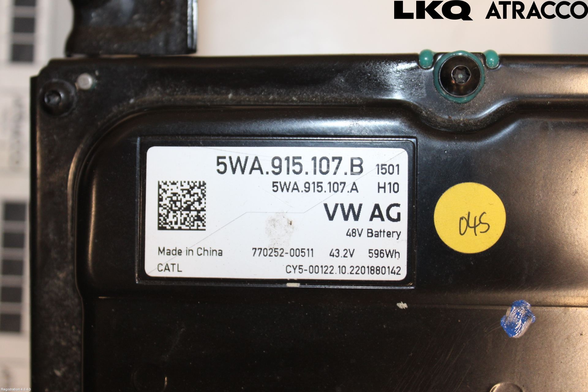 Volkswagen VW GOLF / E-GOLF VIII 20- Hybrid Batteri