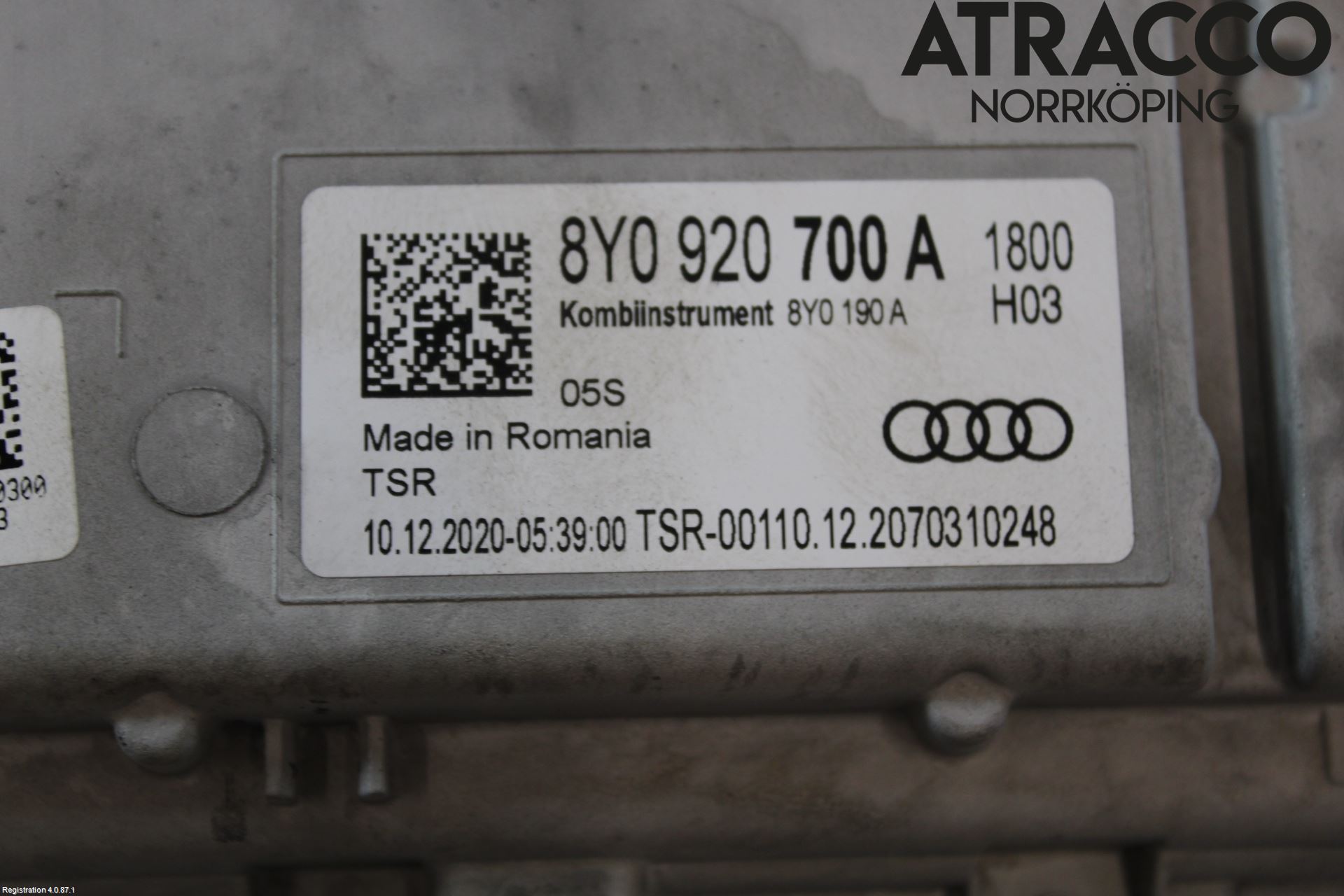 Audi A3/S3 8Y 21- Instr Kombinert