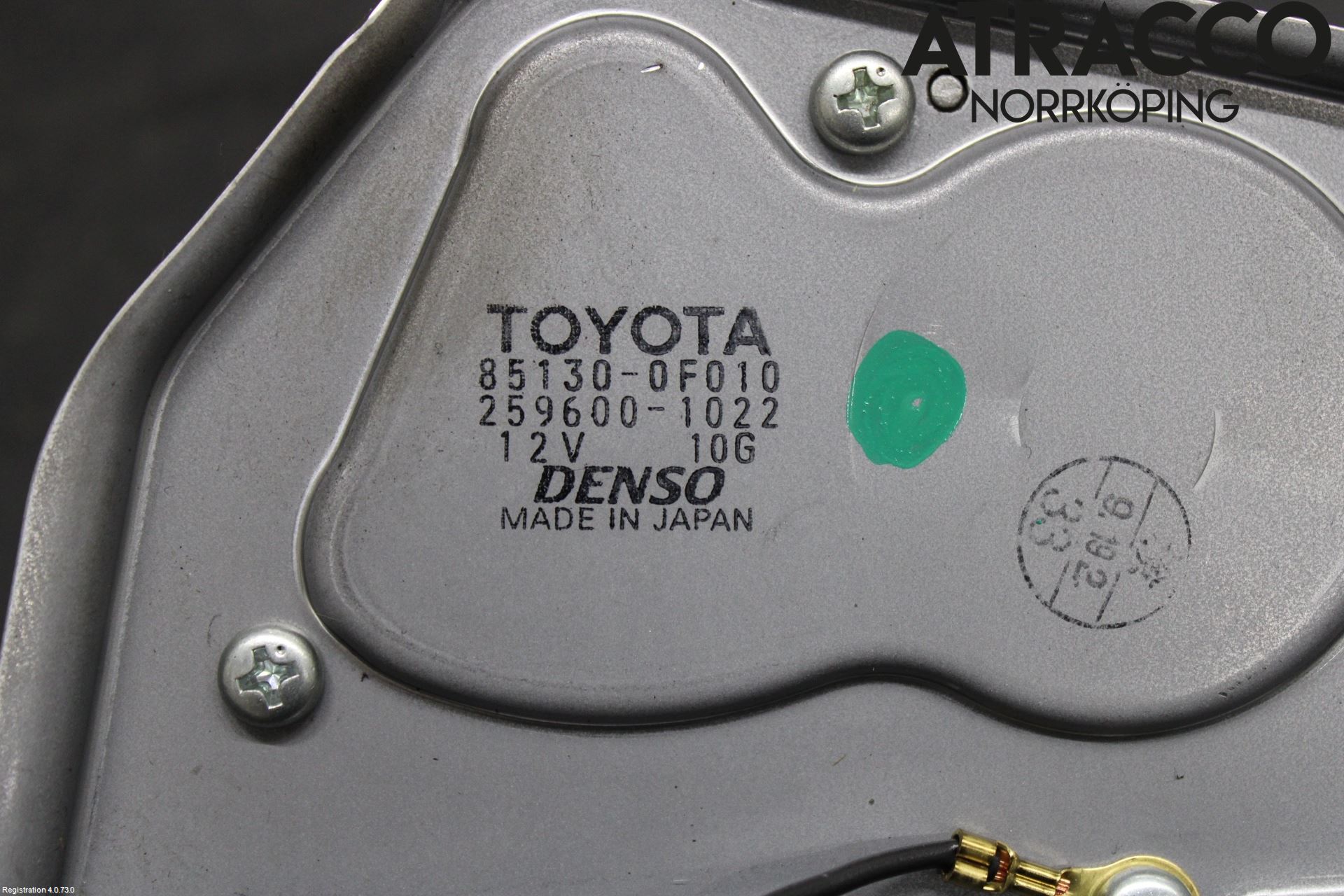 Toyota COROLLA VERSO 04-07 Viskermotor Bakluke