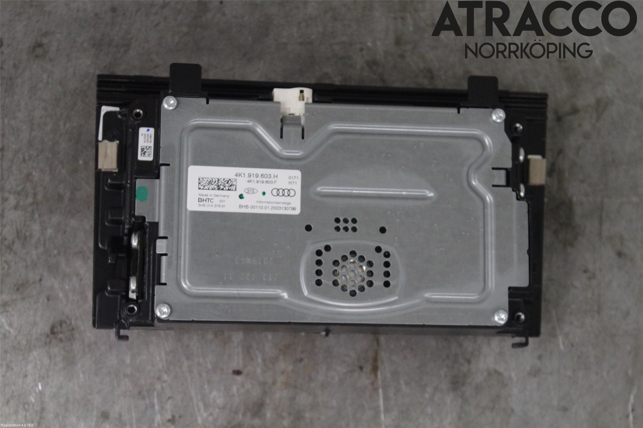 Audi A6 F2/C8 19- Instr Skjerm Dvd-Gps-Ac-Tlf
