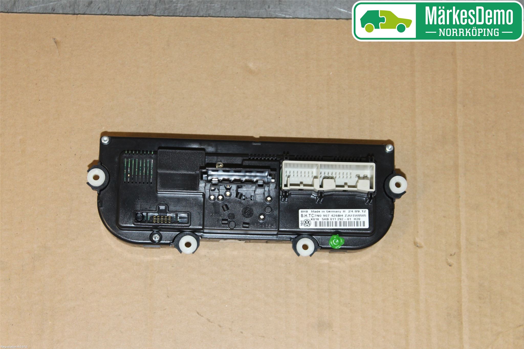 Volkswagen VW GOLF VI 09-13 Varmeapparat Panel(Regulering)