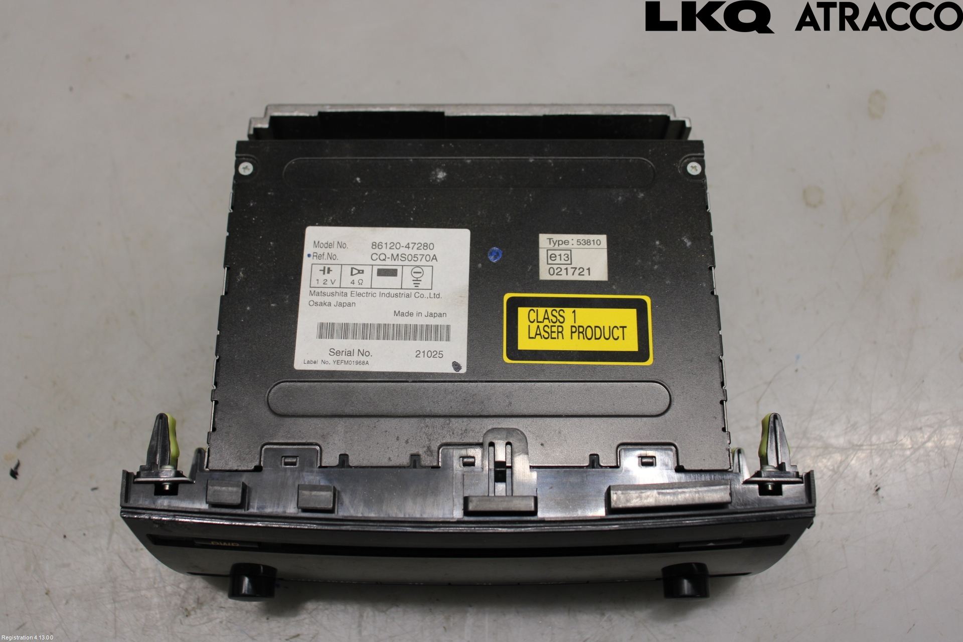 Toyota PRIUS NWH20 04-08 Stereo Radio Med Cd