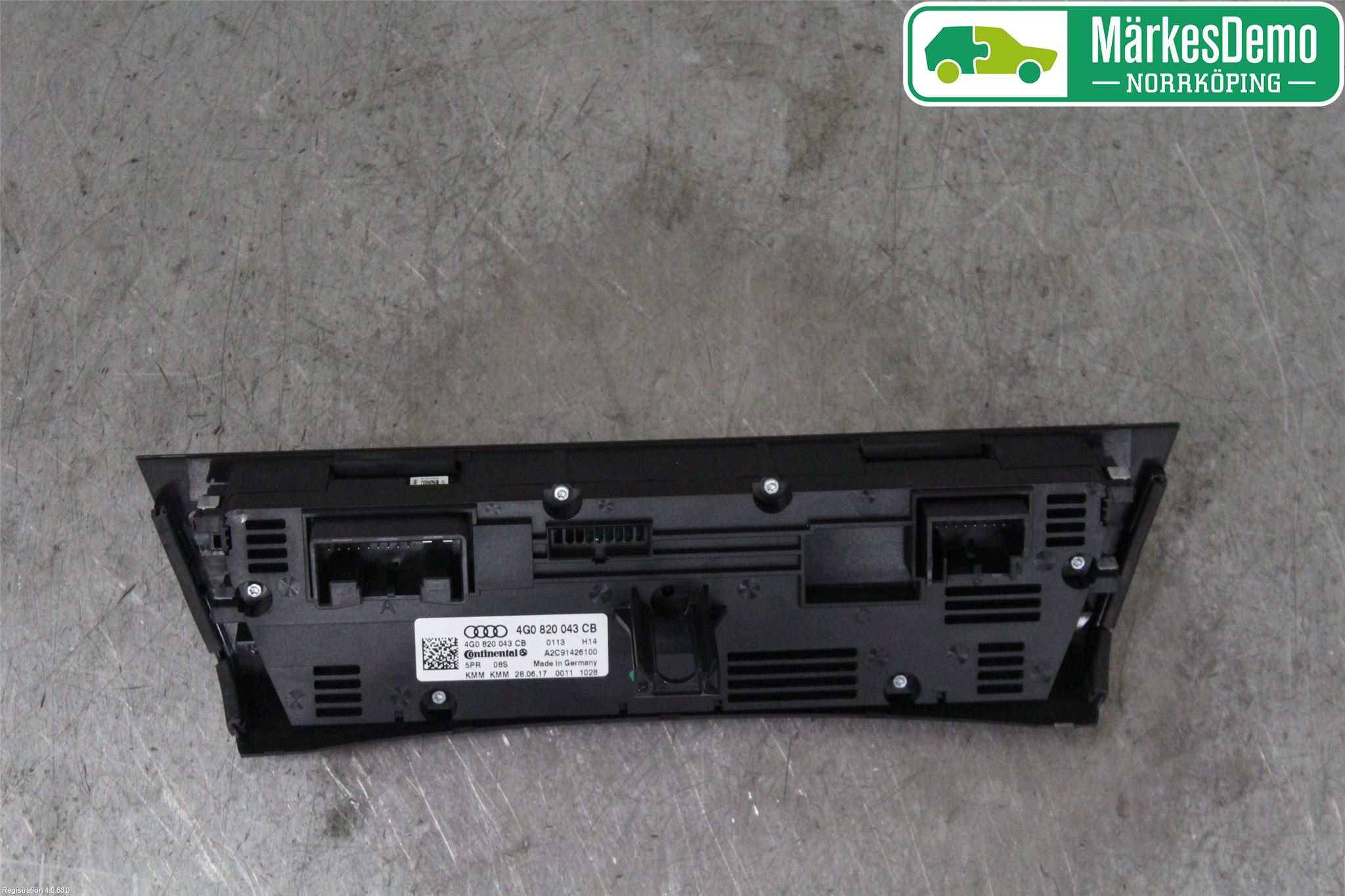 Audi A6/S6 4G 11-18 Varmeapparat Panel(Regulering)