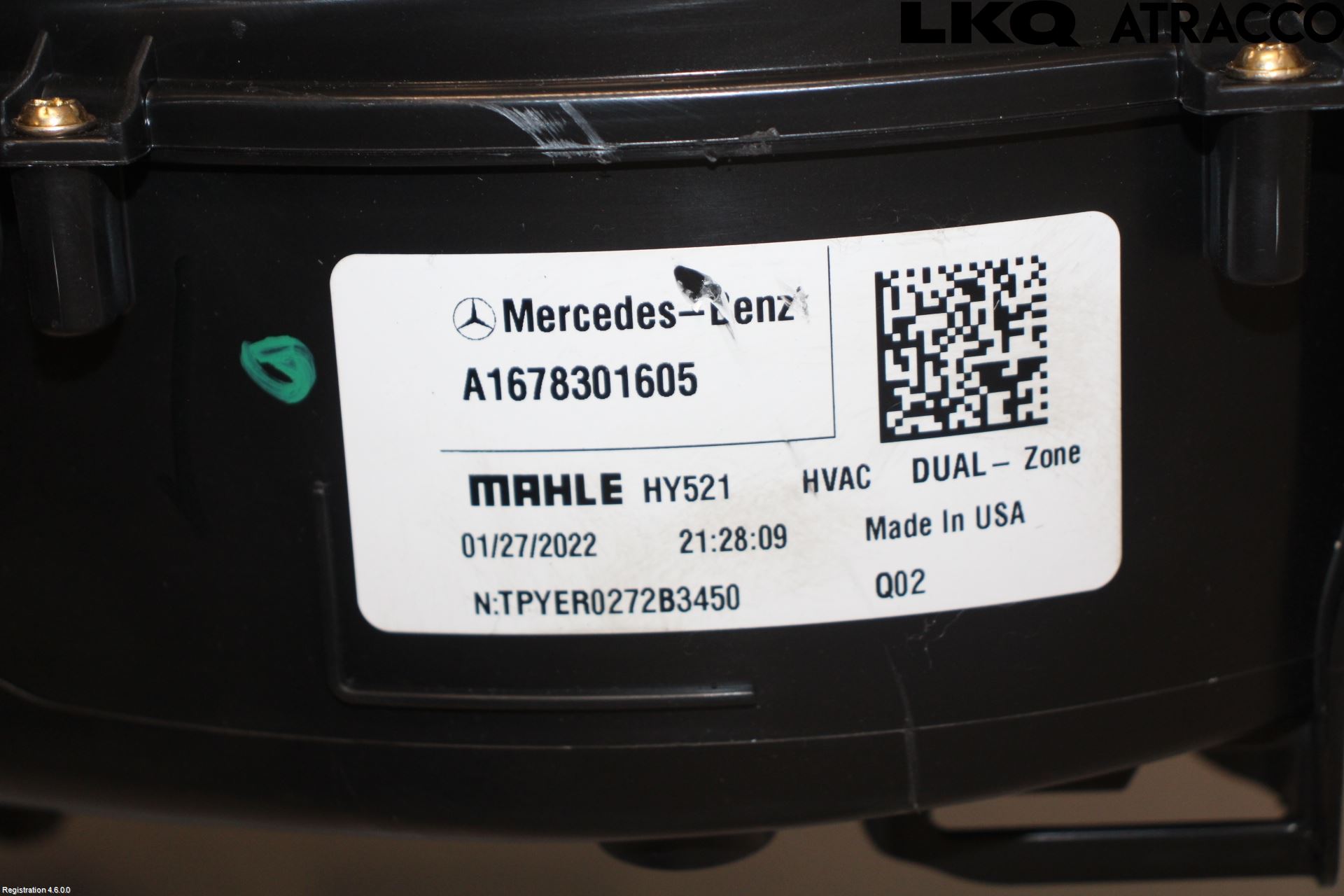 Mercedes-Benz MB GLE-KLASS (W167/V167/C167) 19- Varmeapparat Register Komplett