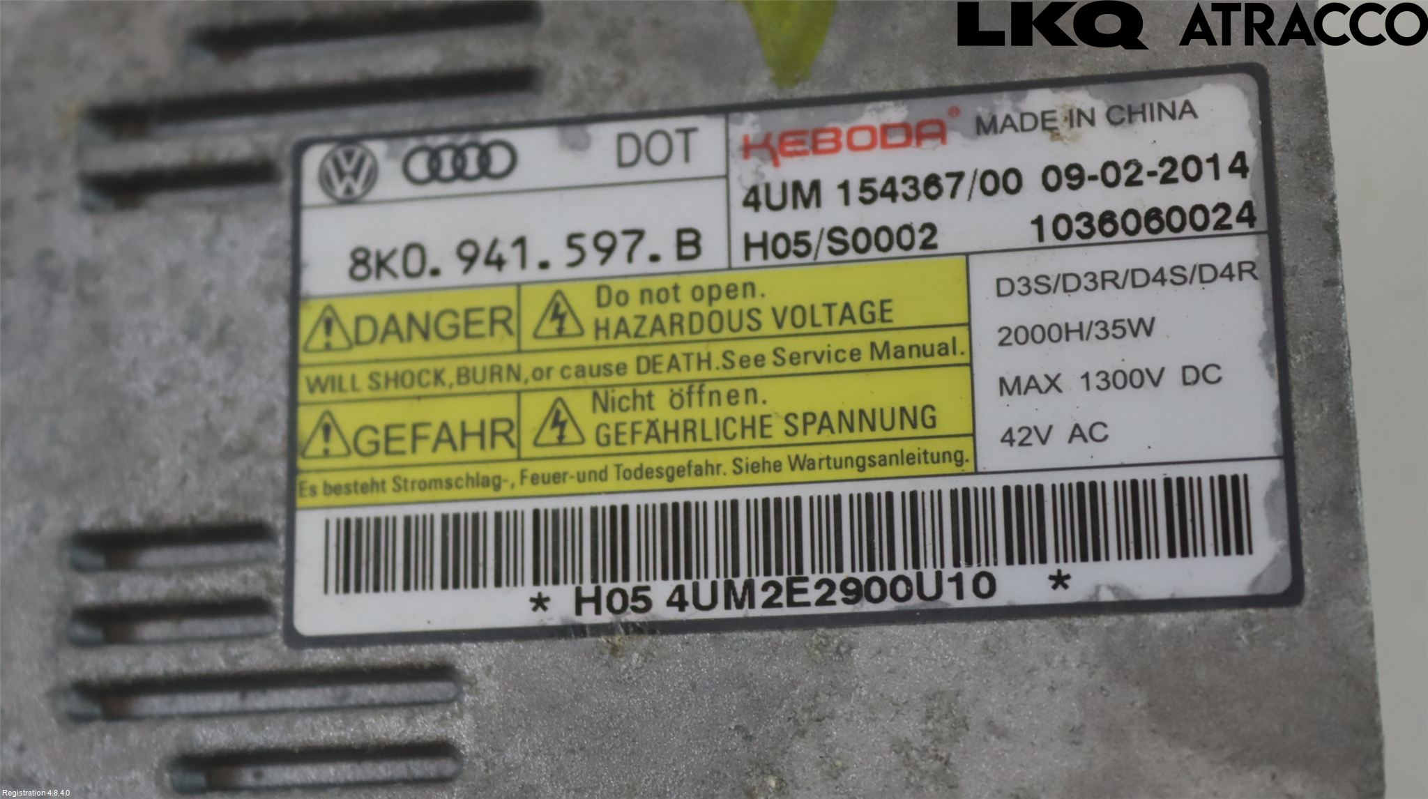 Volkswagen VW PASSAT 11-14 Styreenhet Xenon