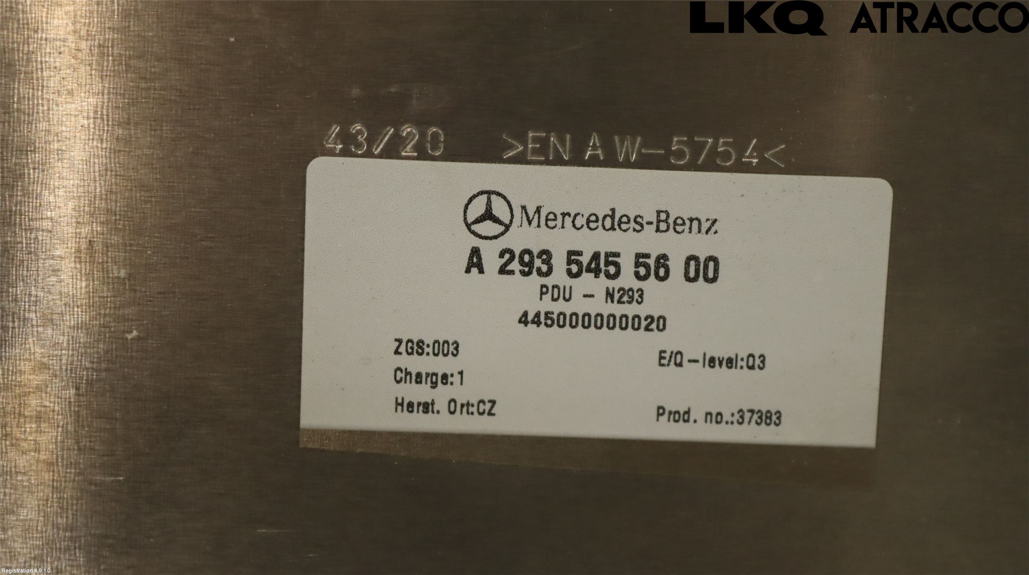 Mercedes-Benz MB EQC (N293) 20- Styreenhet Øvrig