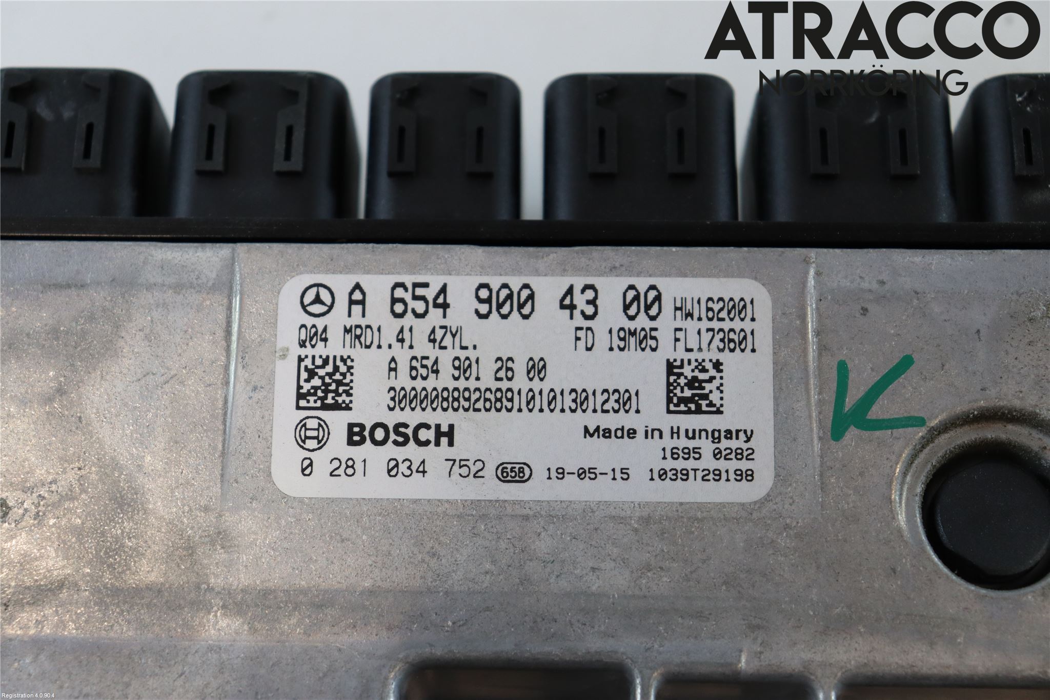 Mercedes-Benz MB C-KLASS (W205) 14-21 Styreenhet Dieselpumpe