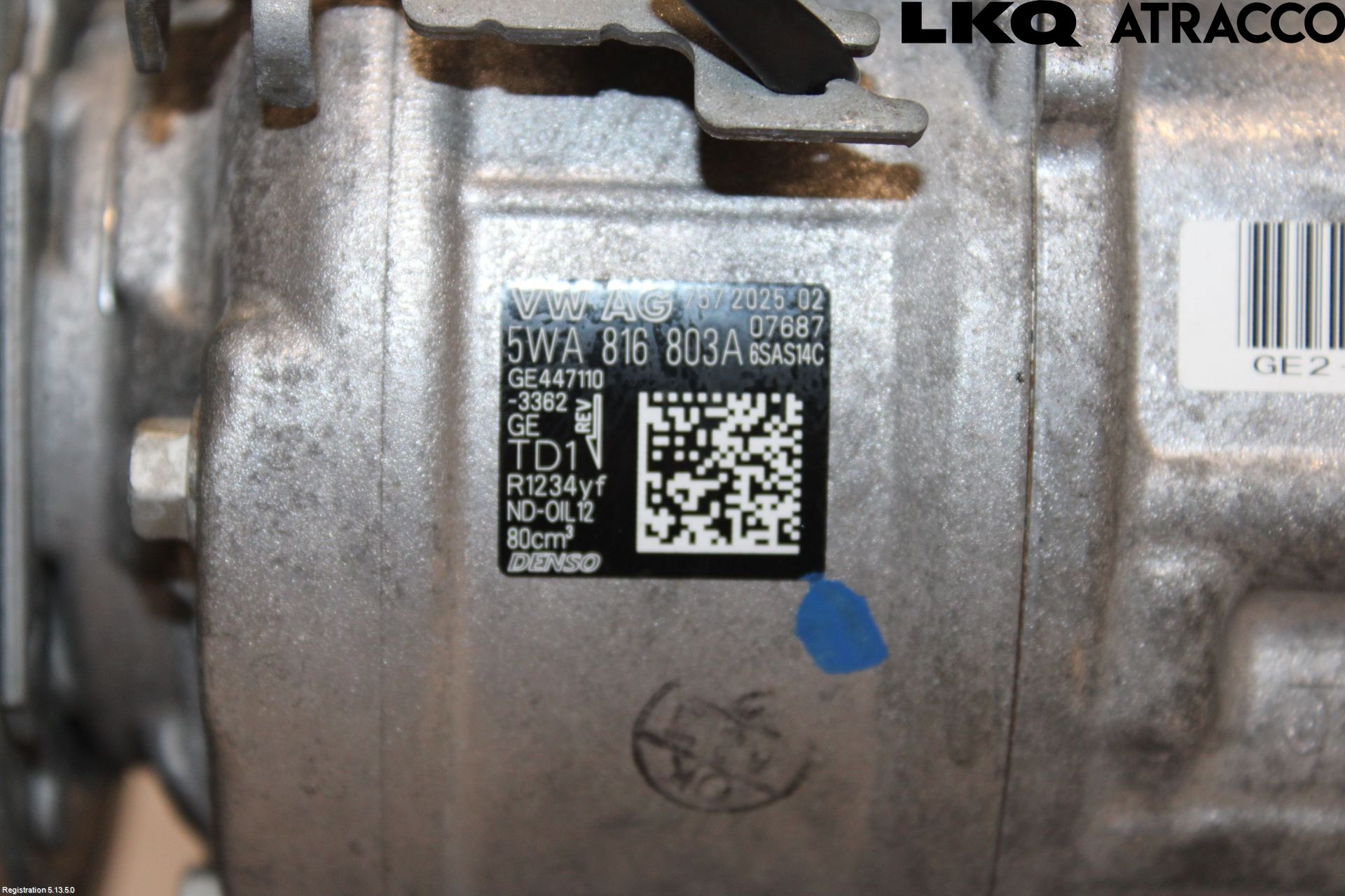 Audi A3/S3 8Y 21- Varme Ac Kompressor