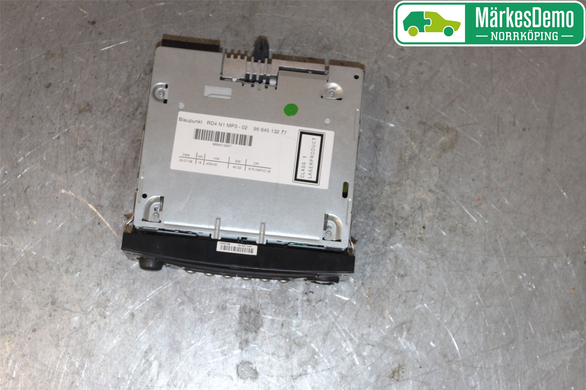 Peugeot PARTNER 08-15 Stereo Radio Med Cd