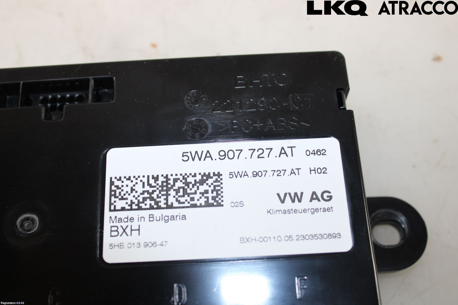 Skoda OCTAVIA (NX) 20- Varme Ac Betjening-Display