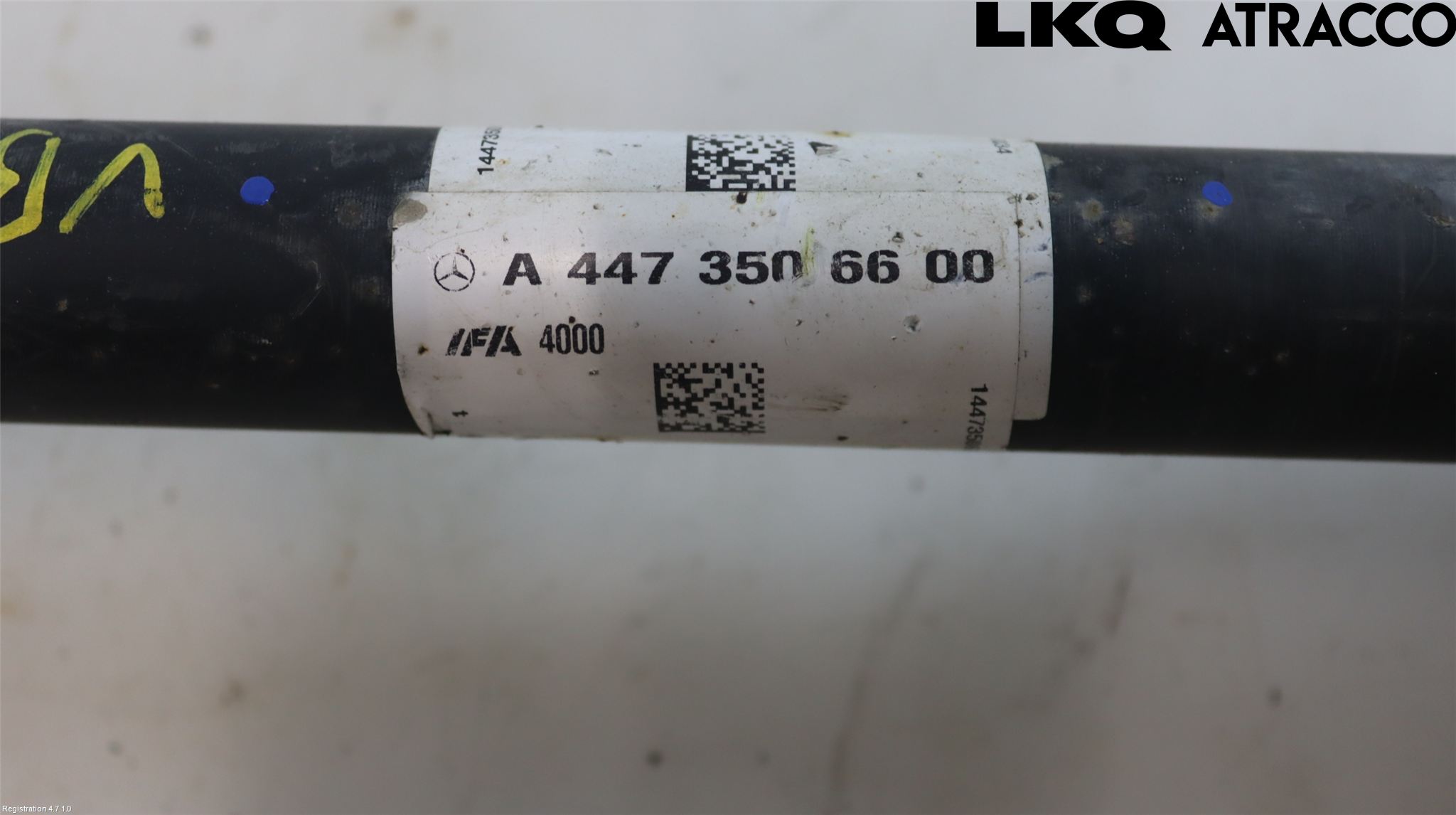 Mercedes-Benz MB VITO/V-KLASS (W640,W447,W448) 14- Drivaksel Bak Kompl Venstre