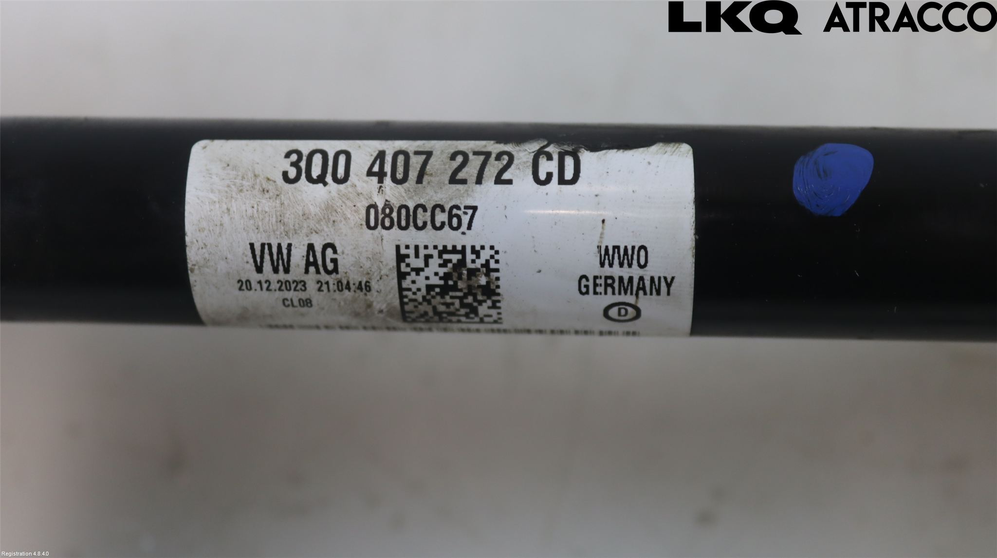 Volkswagen VW PASSAT 20-24 Drivaksel Foran Kompl Høyre