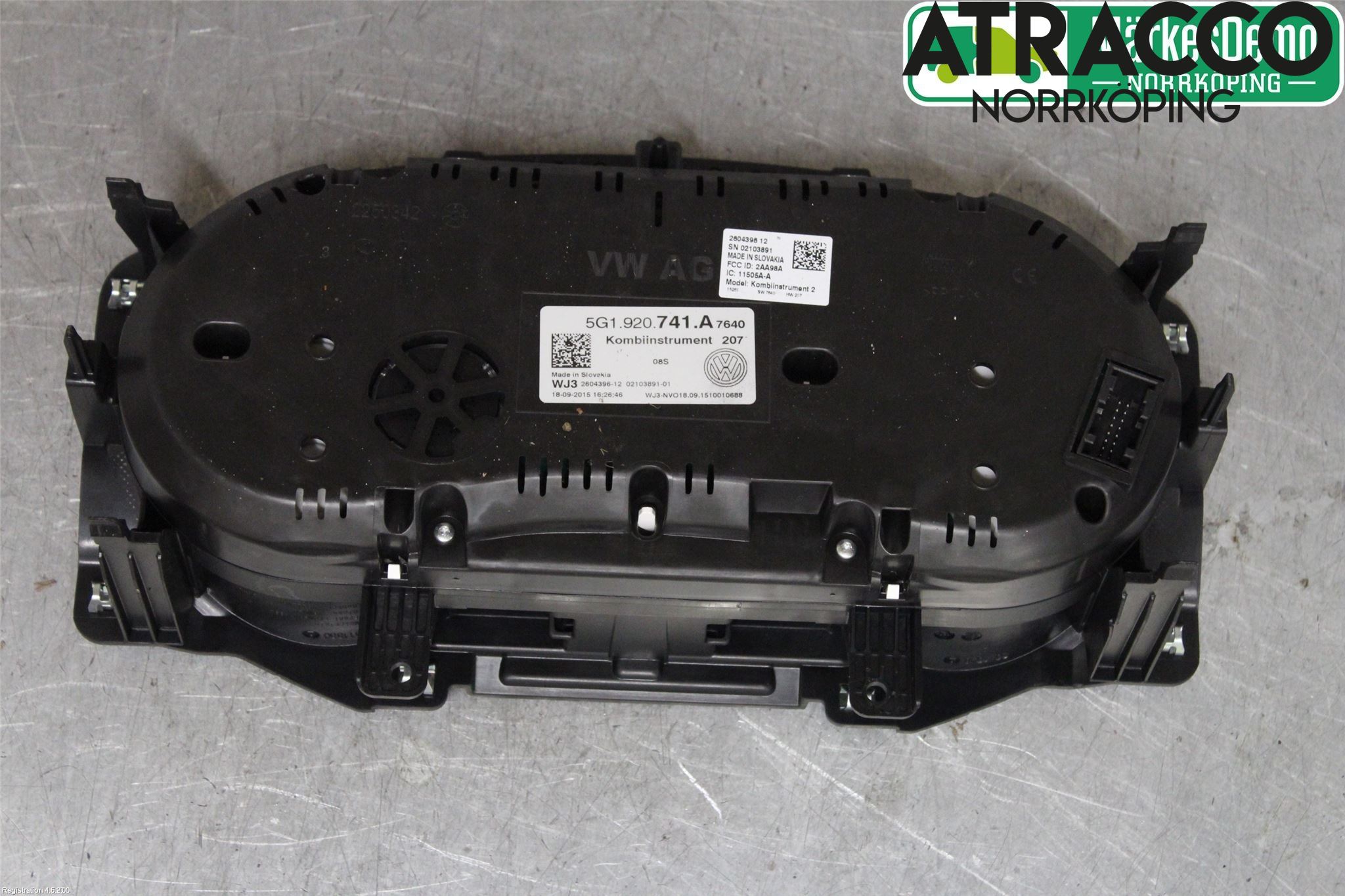 Volkswagen VW GOLF / E-GOLF VII 13-20 Instr Kombinert