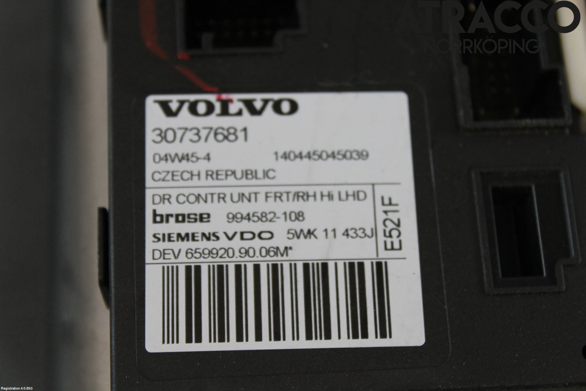 Volvo V50 04-07 Vindusheis El Komp
