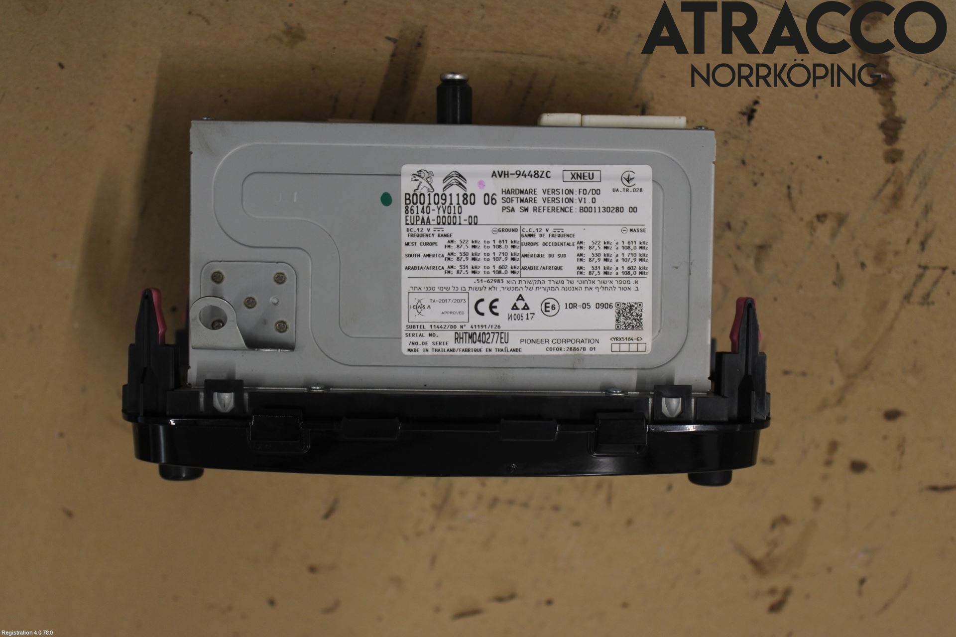 Toyota AYGO 15-21 Stereo Radio Med Cd