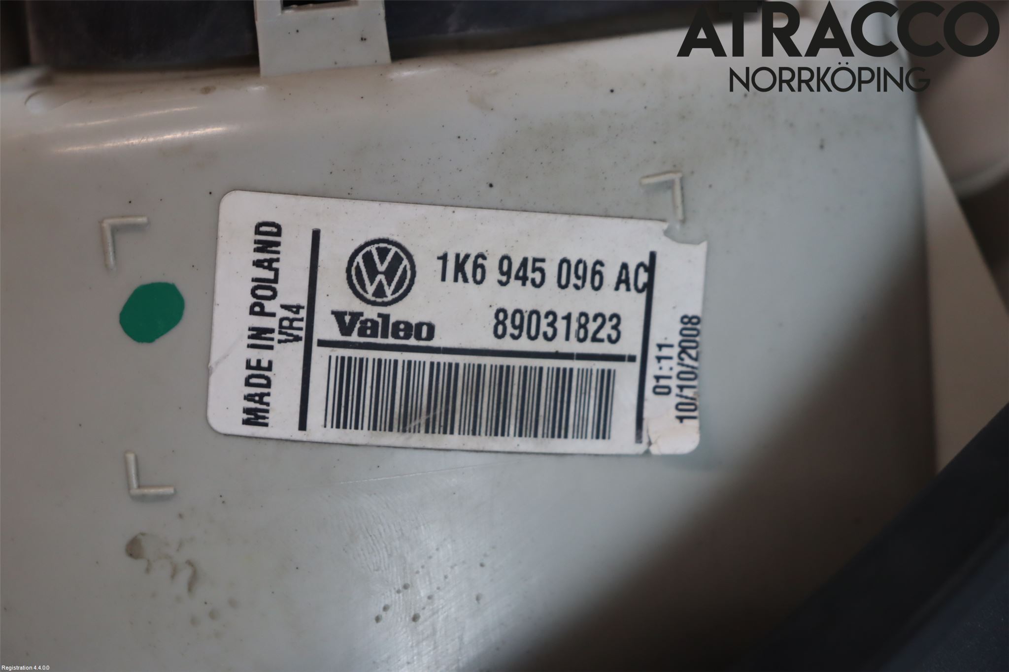 Volkswagen VW GOLF V 04-09 Baklykt Høyre