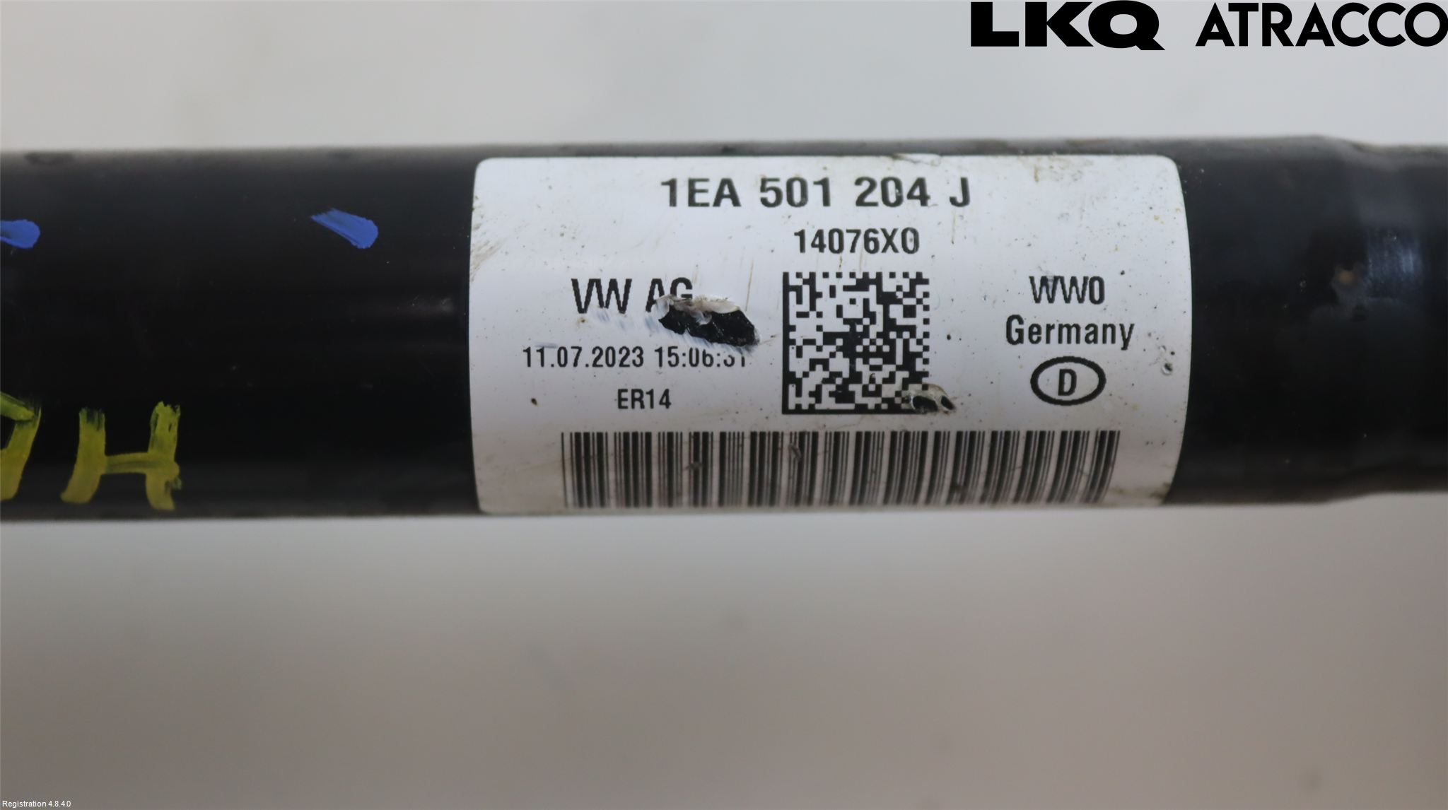 Volkswagen VW ID.4 21- Drivaksel Bak Kompl Høyre
