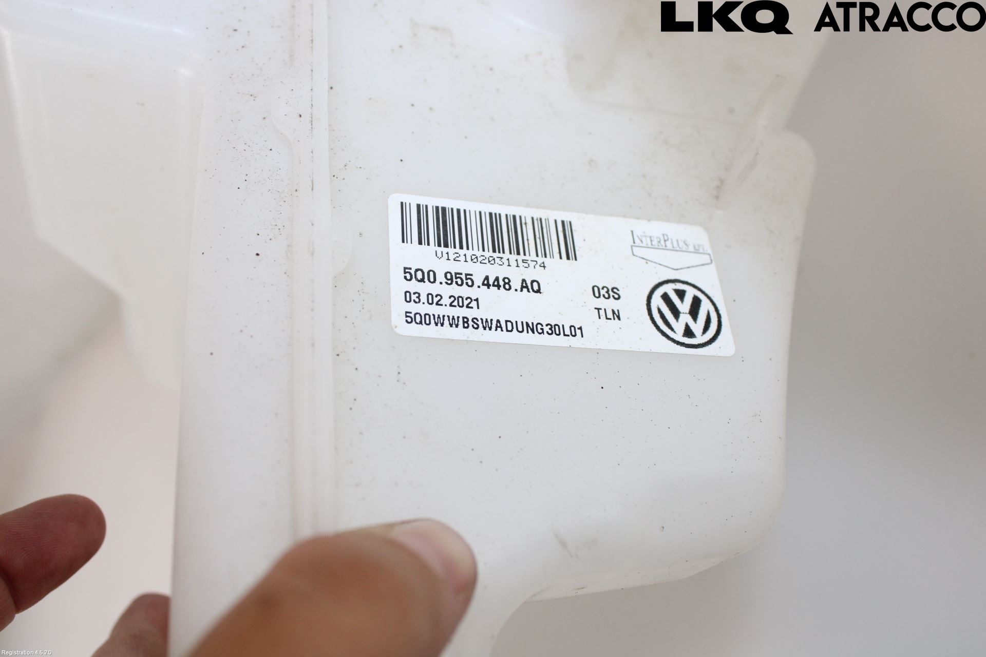 Audi Q2/SQ2 17- Spylerbeholder Frontrute-Lykte