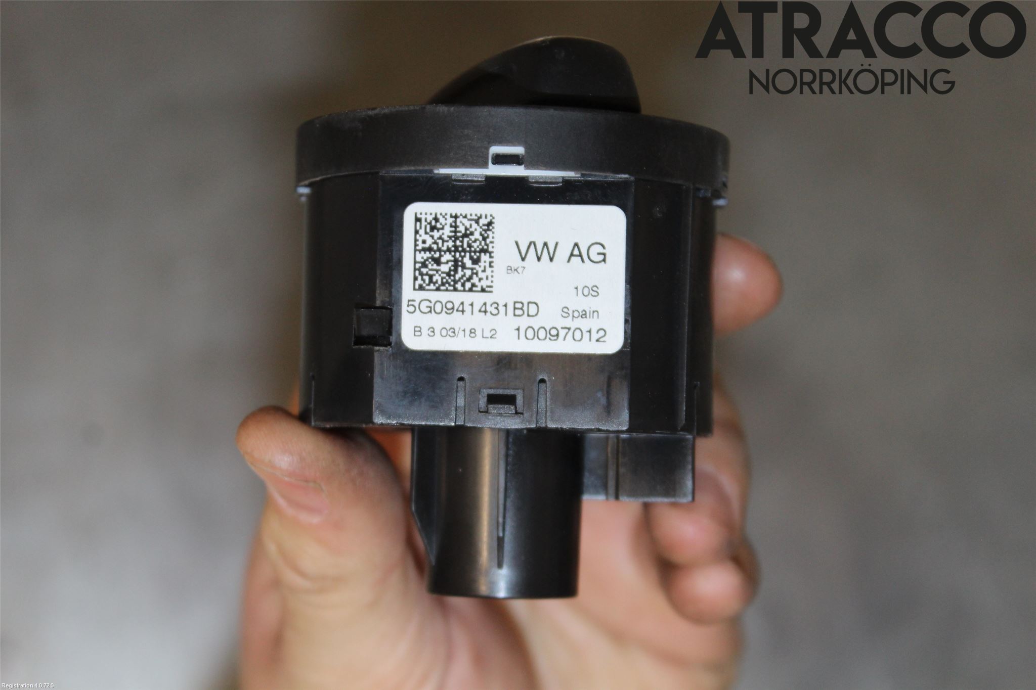 Volkswagen VW GOLF / E-GOLF VII 13-20 Bryter Hovedlys