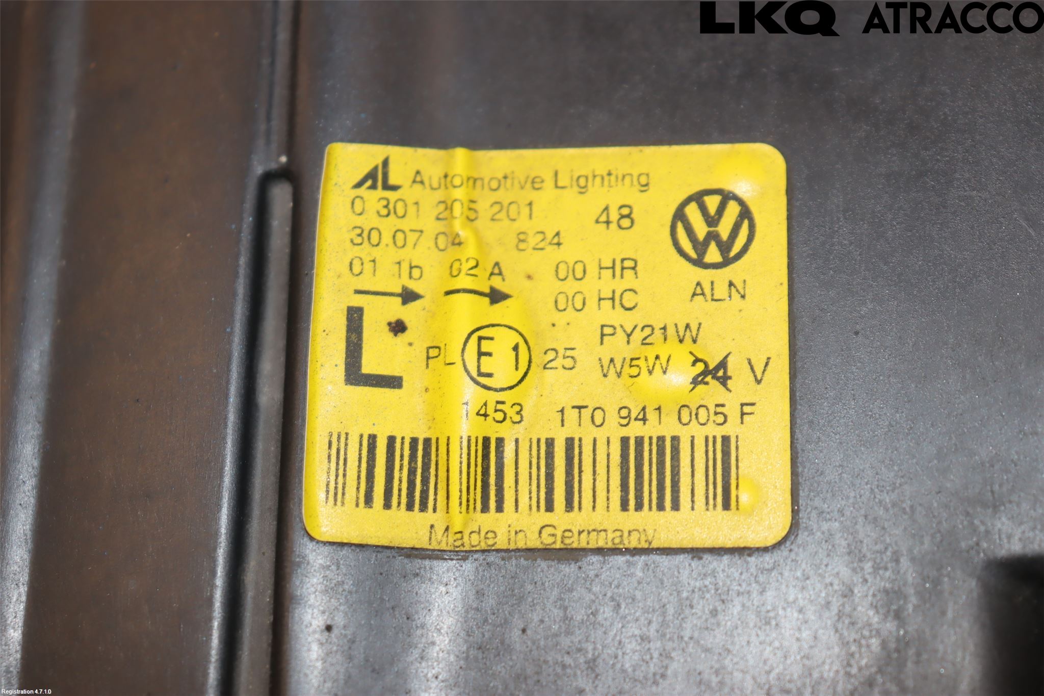 Volkswagen VW TOURAN 03-10 Frontlykt Venstre