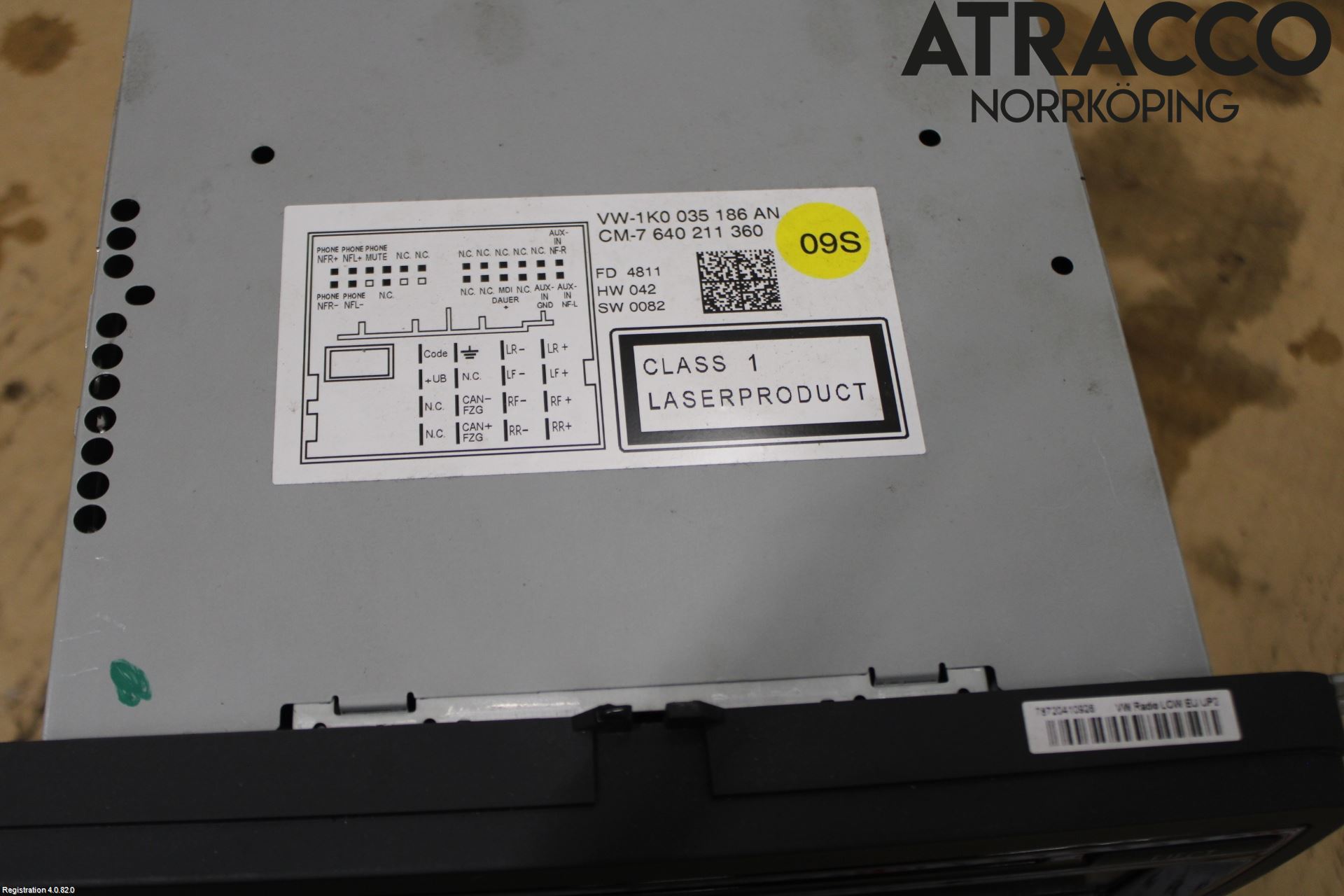 Volkswagen VW CADDY 11-15 Stereo Radio Med Cd