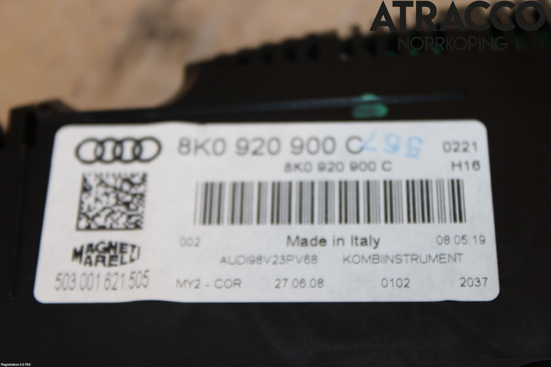 Audi A4/S4 08-11 Instr Kombinert