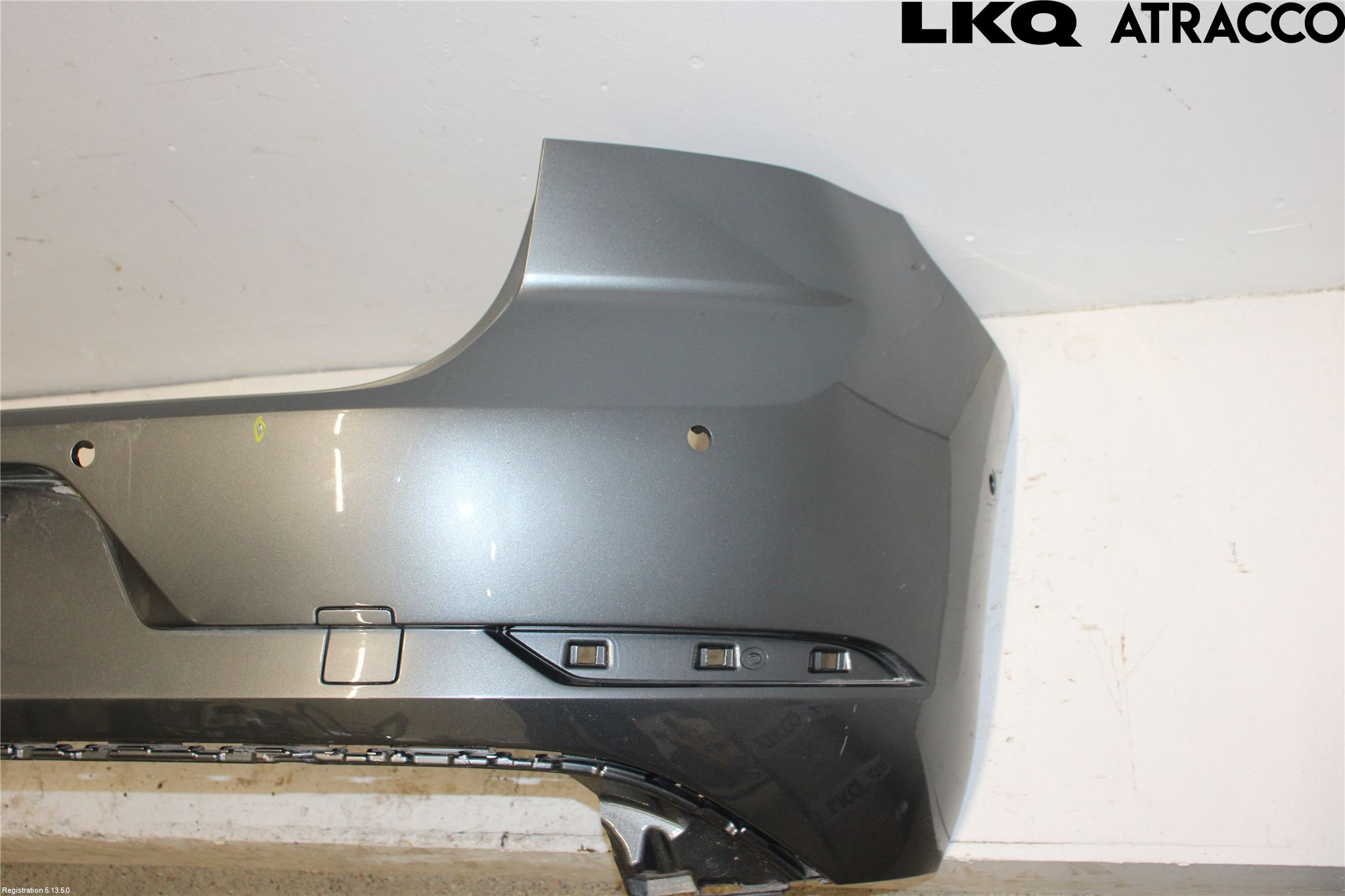 Volkswagen VW GOLF / E-GOLF VII 13-20 Støtfanger Bak Overtrekk