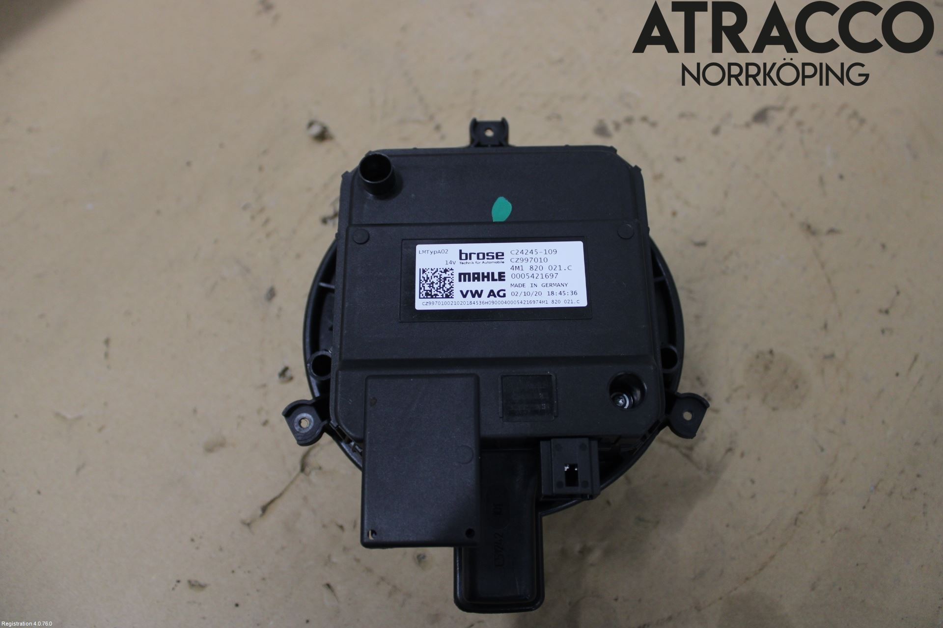 Audi A6 F2/C8 19- Varmeapparat Viftemotor