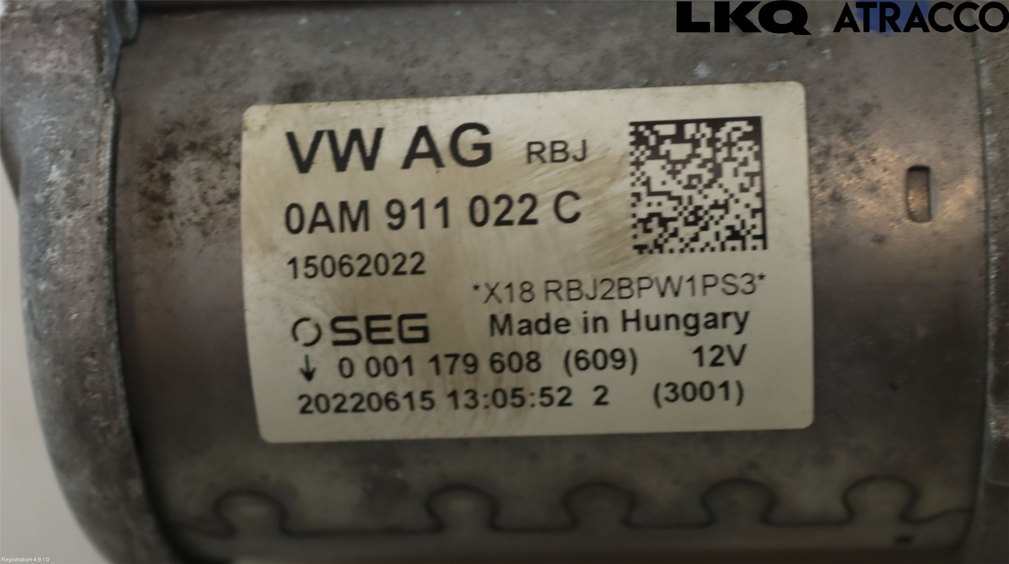 Skoda OCTAVIA (NX) 20- Startmotor