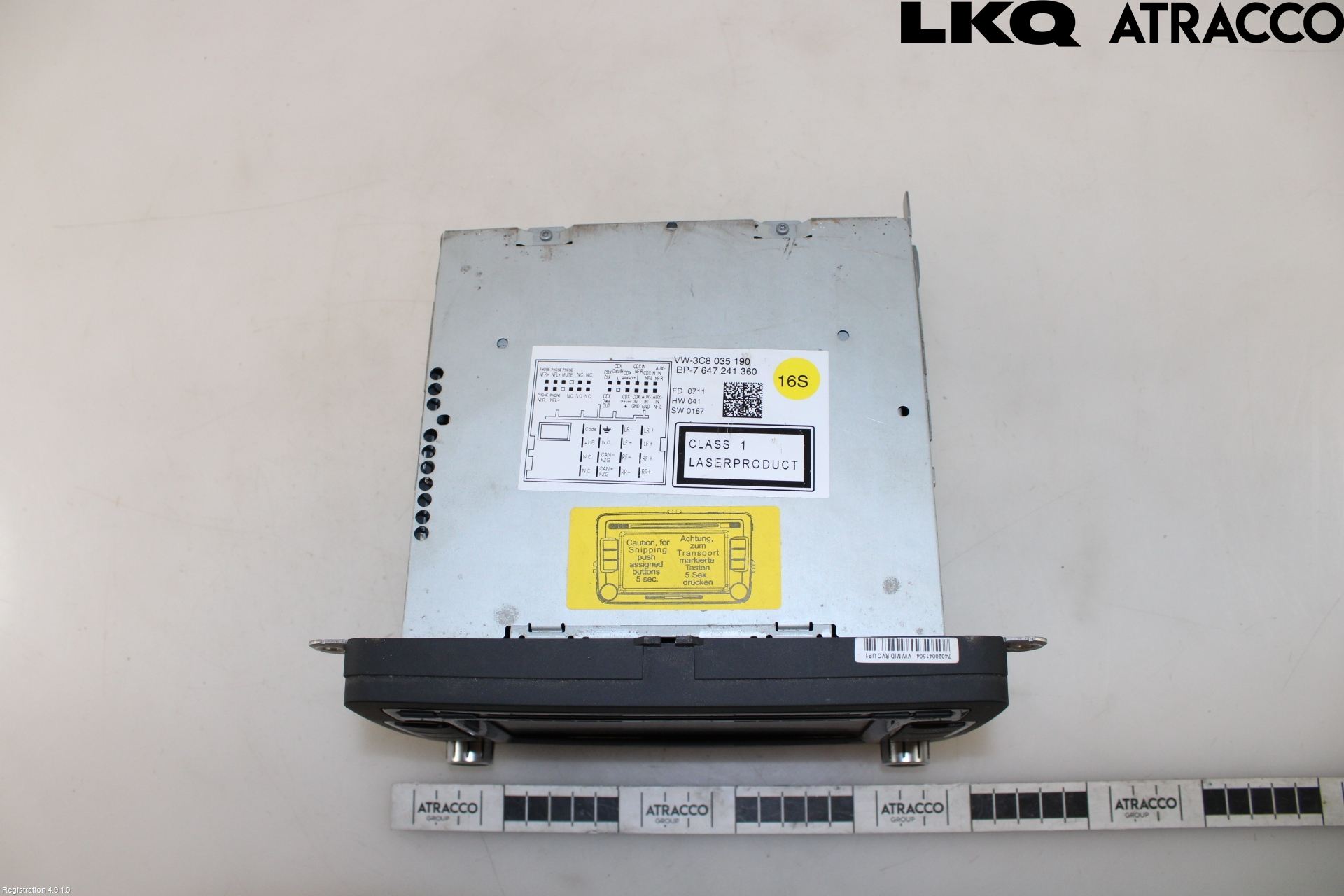 Volkswagen VW GOLF VI 09-13 Stereo Radio Med Cd