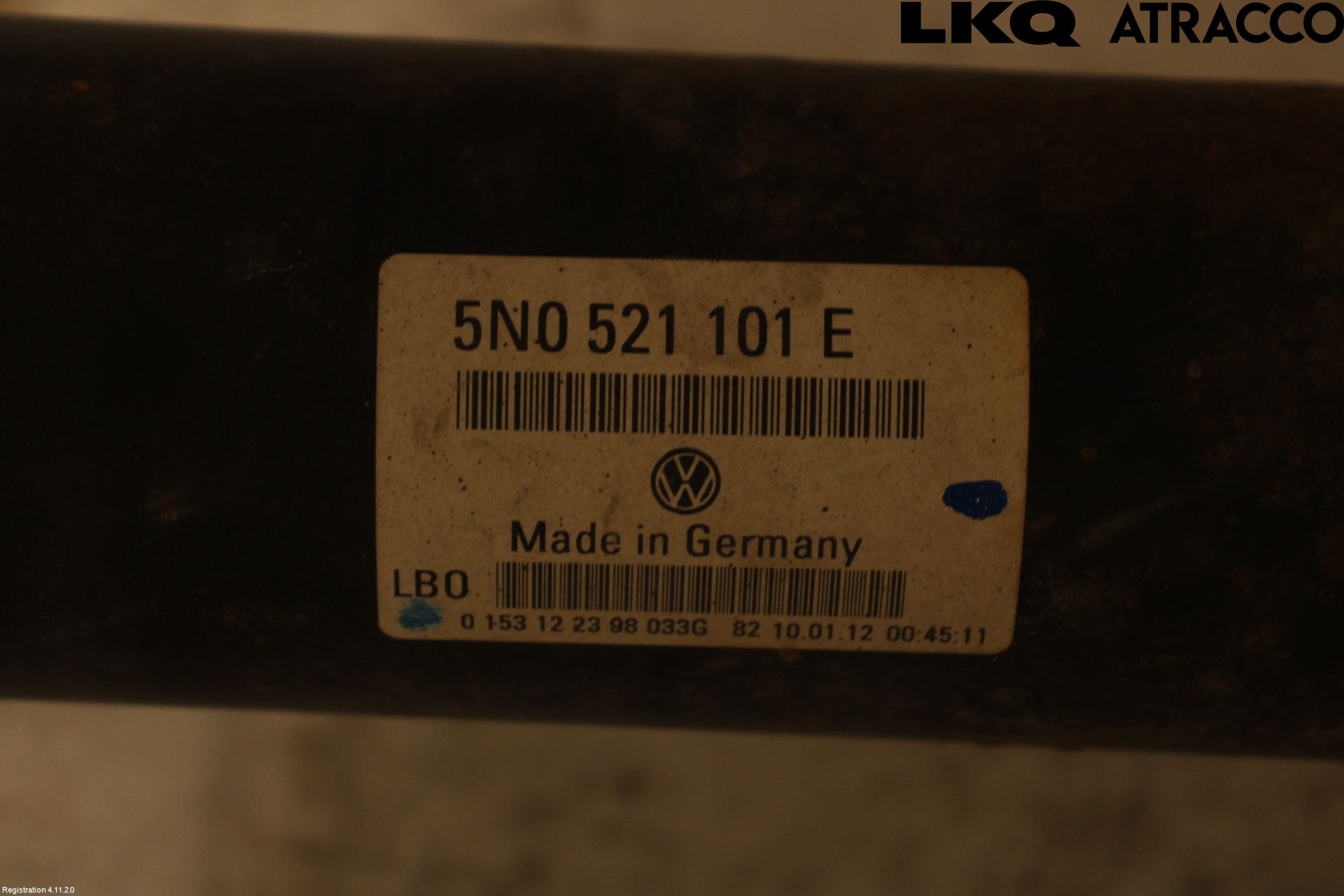 Audi Q3 8U 12-18 Mellomaksel Kompl