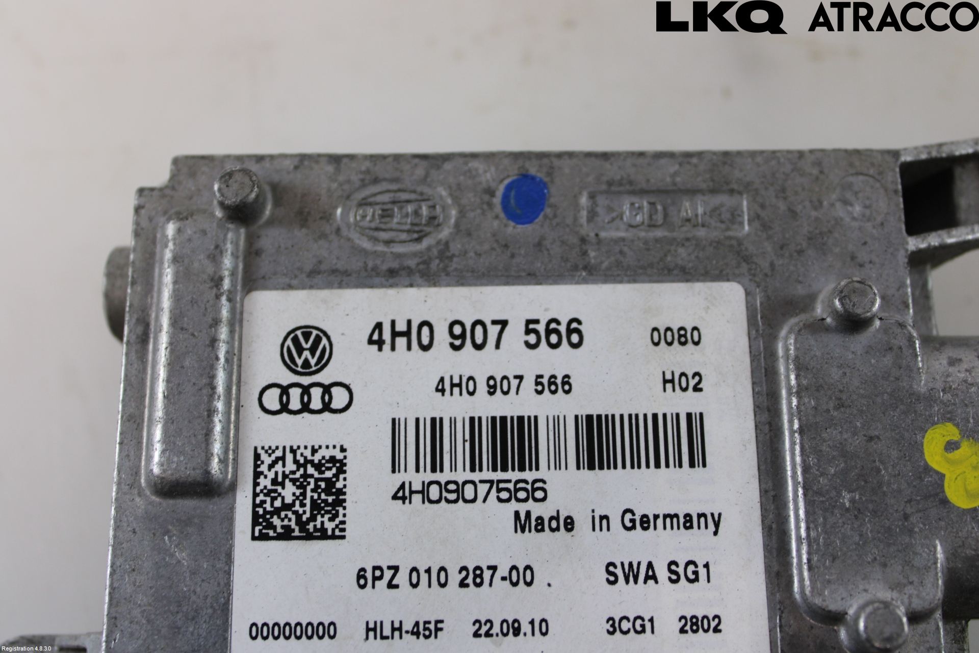 Audi A8/S8 4H 10-17 Sensor Kollisjonsbeskyttelse