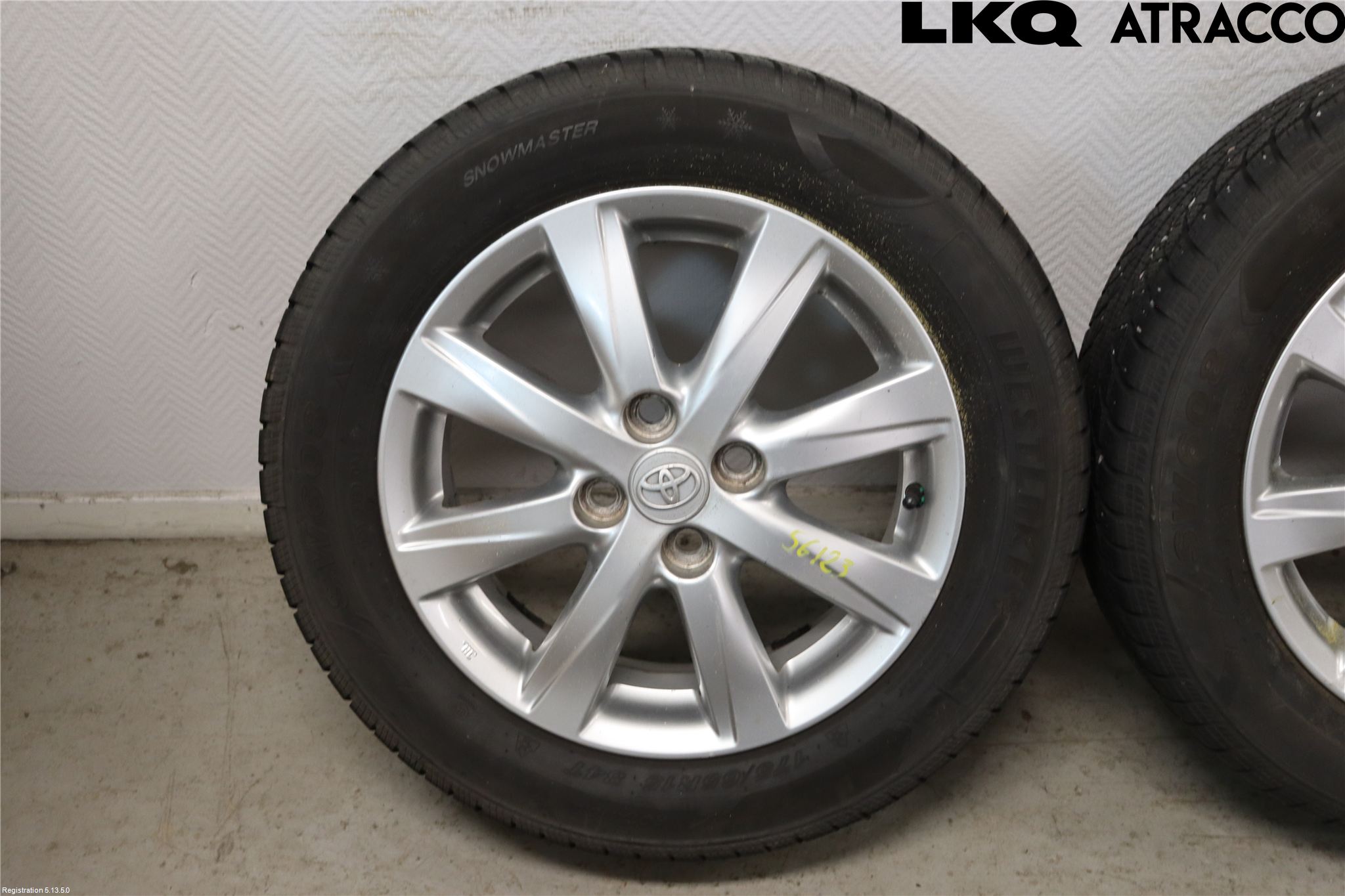 Toyota YARIS XP130 12-14 Dekk Vinter På Alu Felg 4Stk