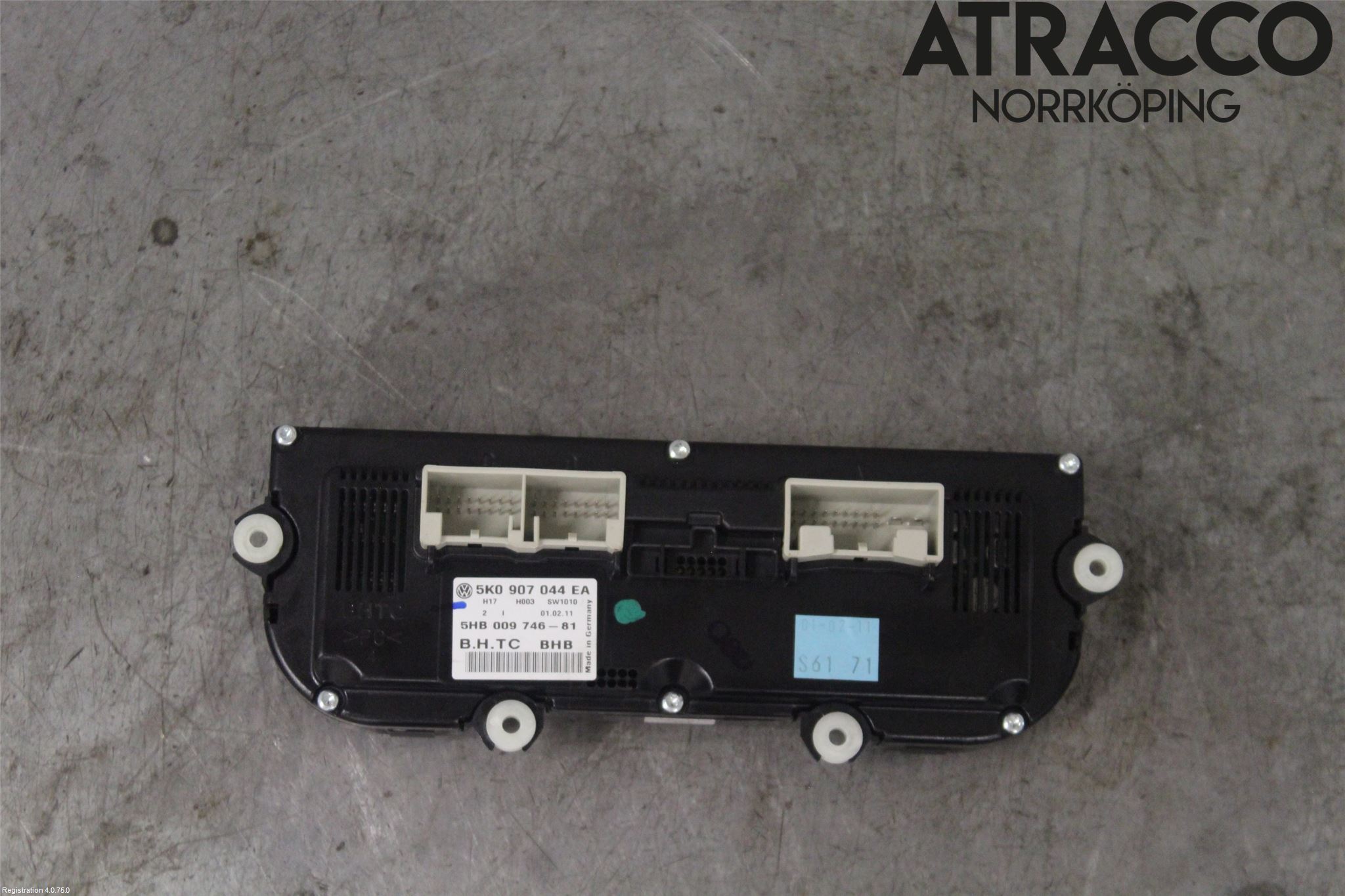 Volkswagen VW PASSAT 11-14 Varmeapparat Panel(Regulering)