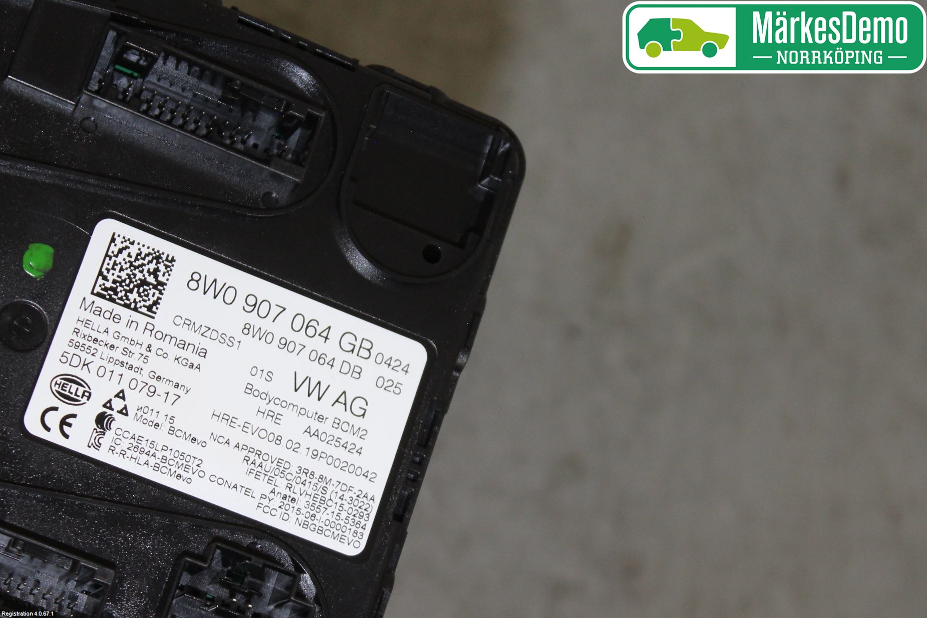 Audi A4/S4 B9 16-19 Styreenhet Klima