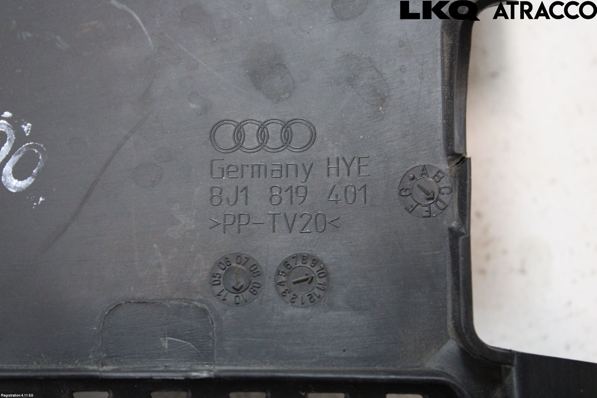 Audi TT/TTS 07-14 Visker Deksel-Grill-Under Frr