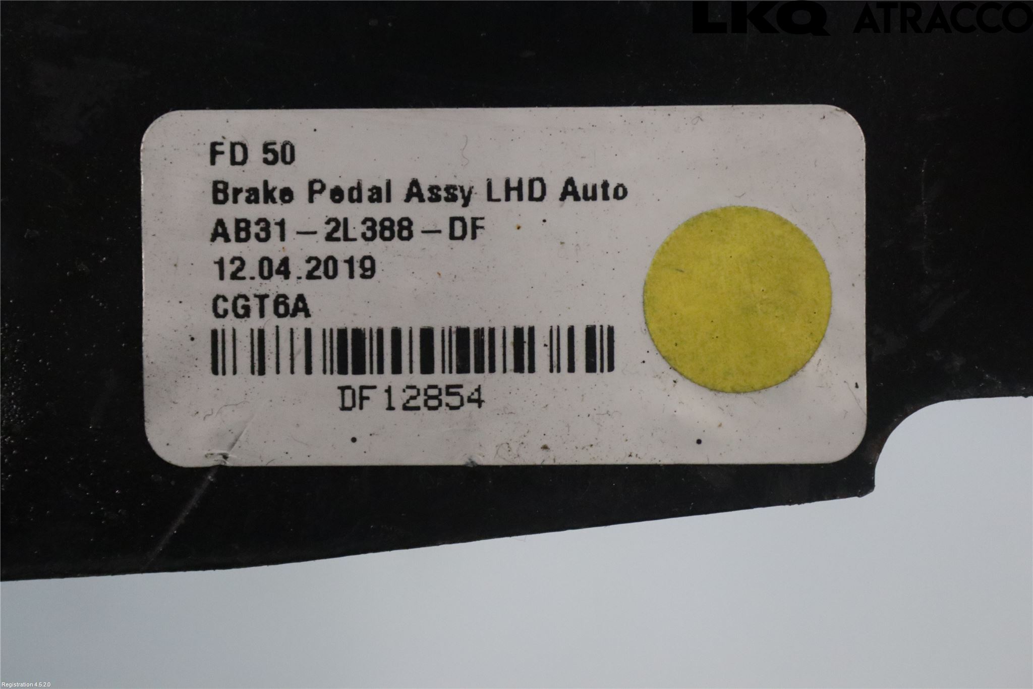 Ford RANGER EU 12-23 Bremsepedal