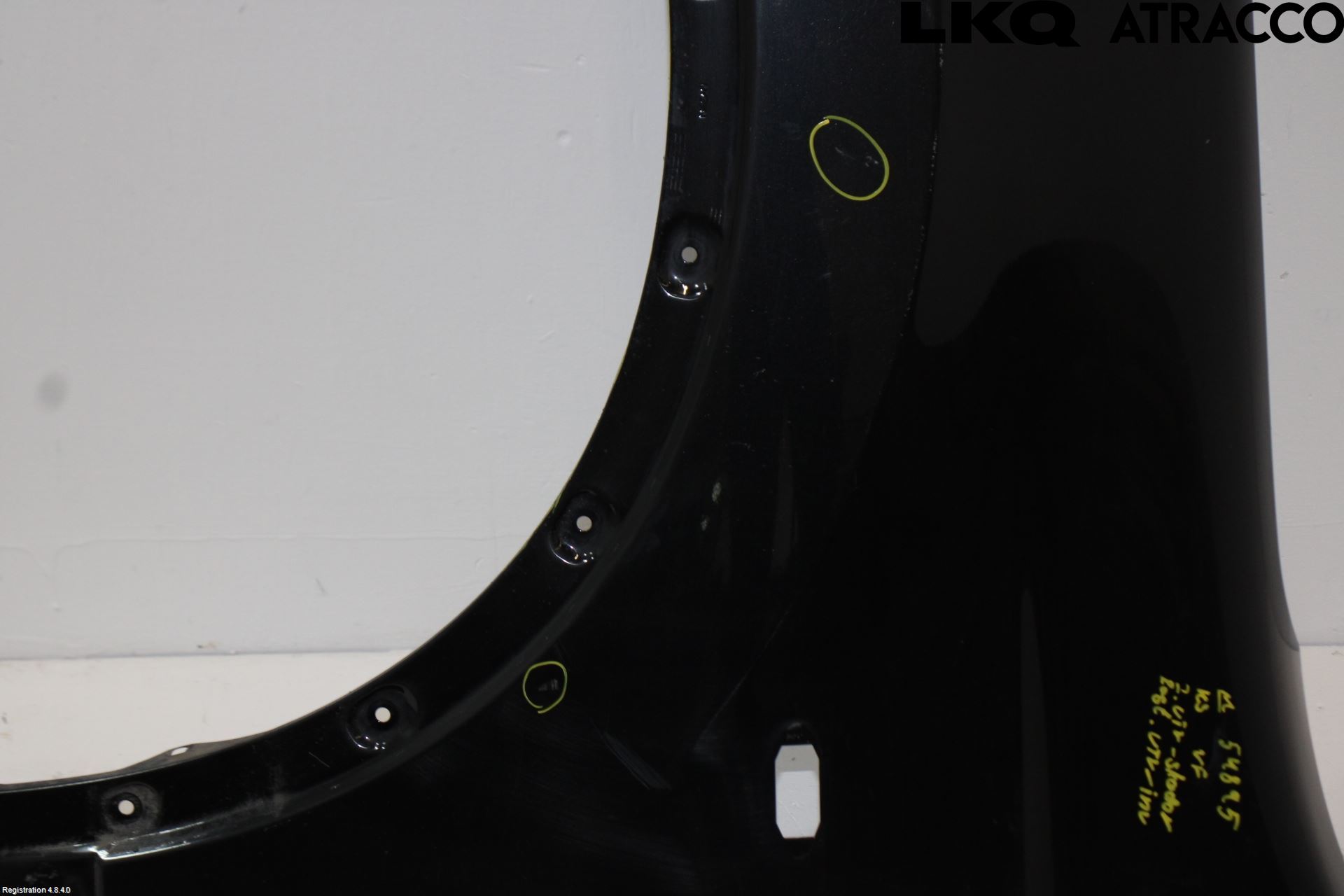 Nissan QASHQAI 10-14 Skjerm Foran Venstre