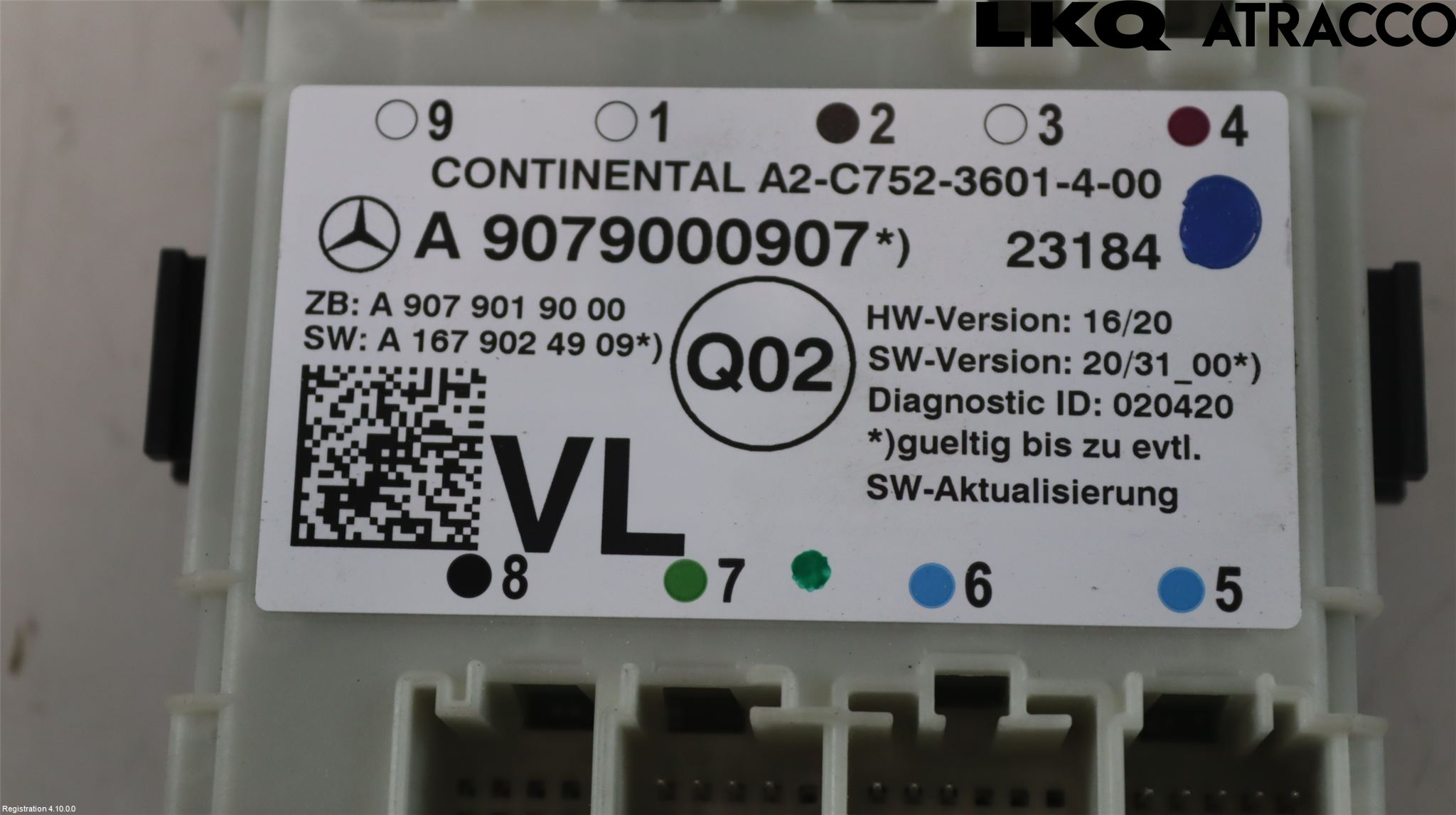 Mercedes-Benz MB SPRINTER (W907/W910) 19- Styreenhet Dør
