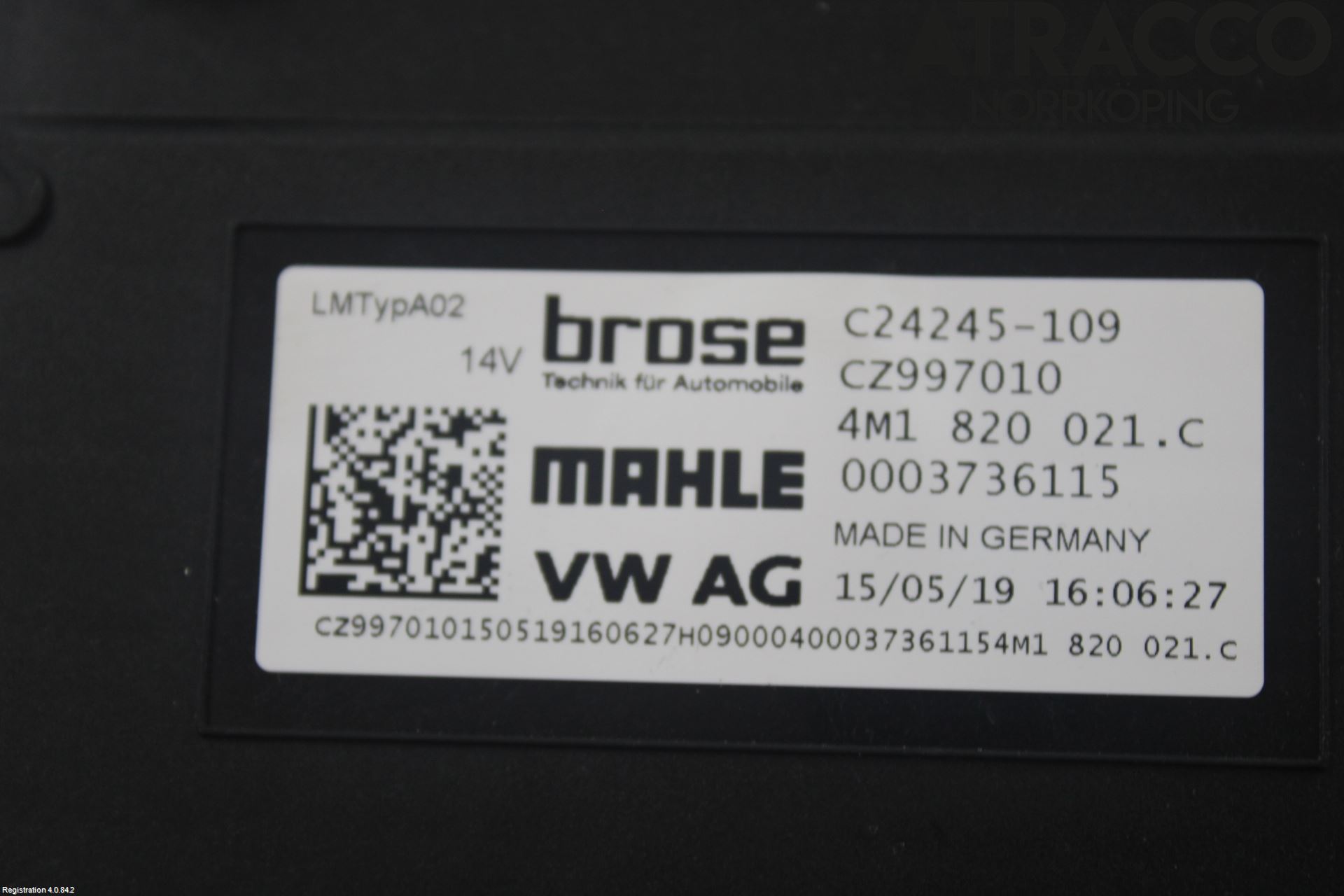 Audi Q5/SQ5 17- Varmeapparat Viftemotor