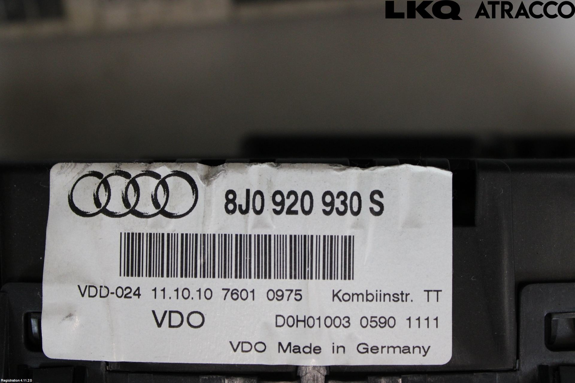 Audi TT/TTS 07-14 Instr Kombinert