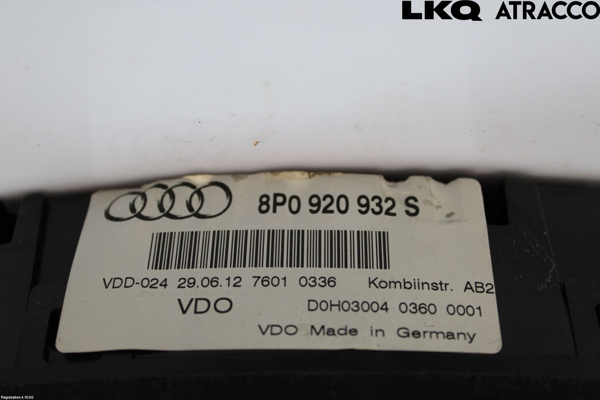 Audi A3/S3 05-13 Instr Kombinert