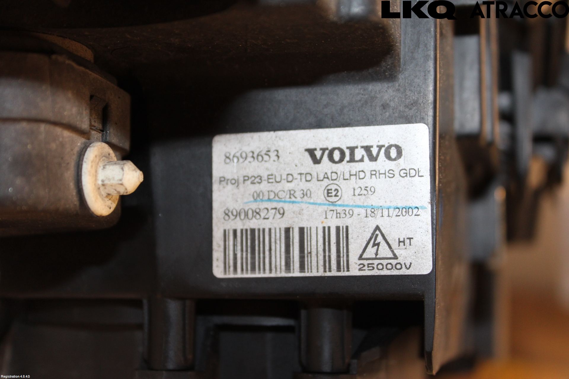 Volvo S80 99-03 Frontlykt Høyre