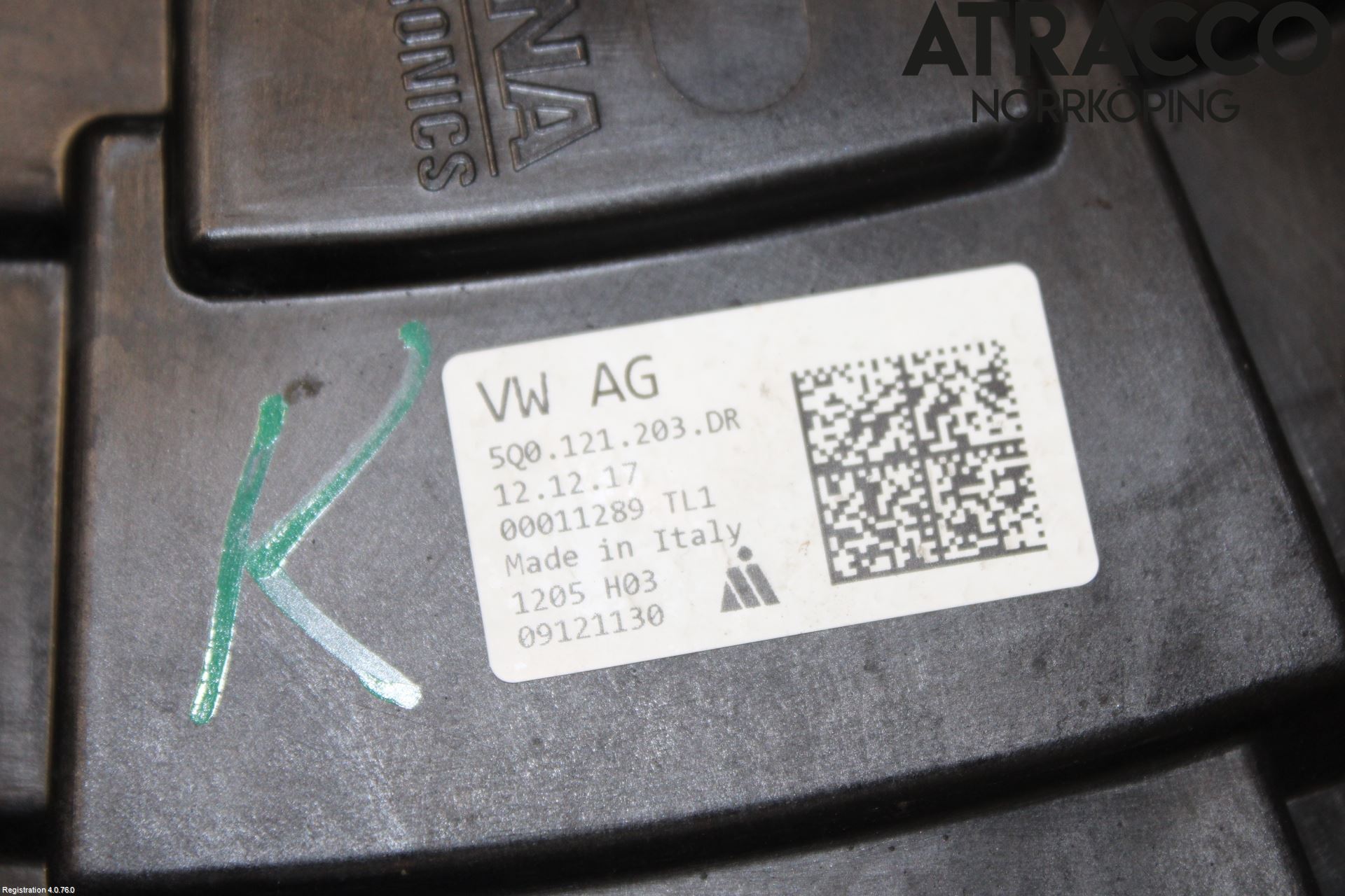 Volkswagen VW GOLF / E-GOLF VII 13-20 Kjølevifte Elektrisk