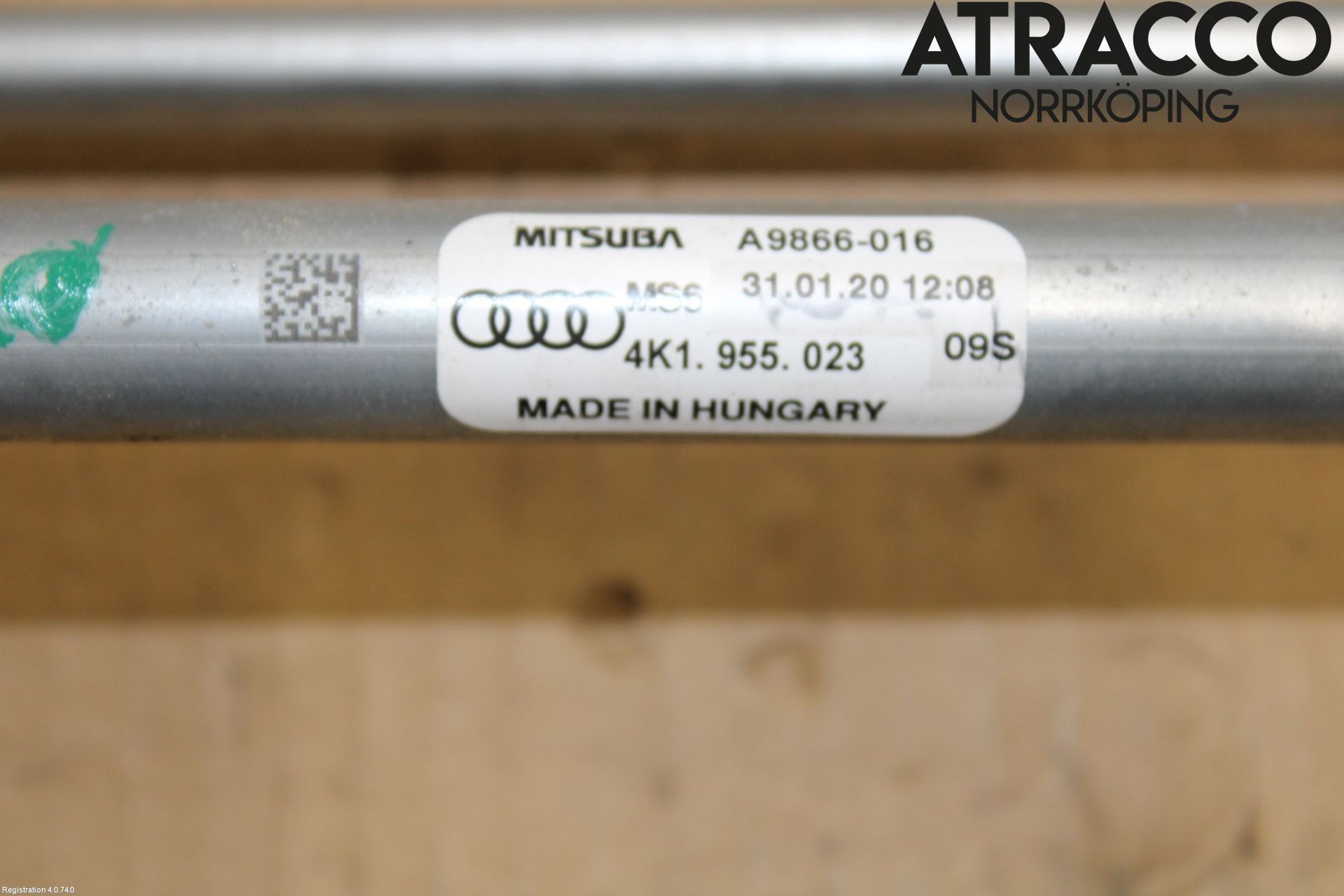 Audi A6 F2/C8 19- Viskeroverføring Frontrute