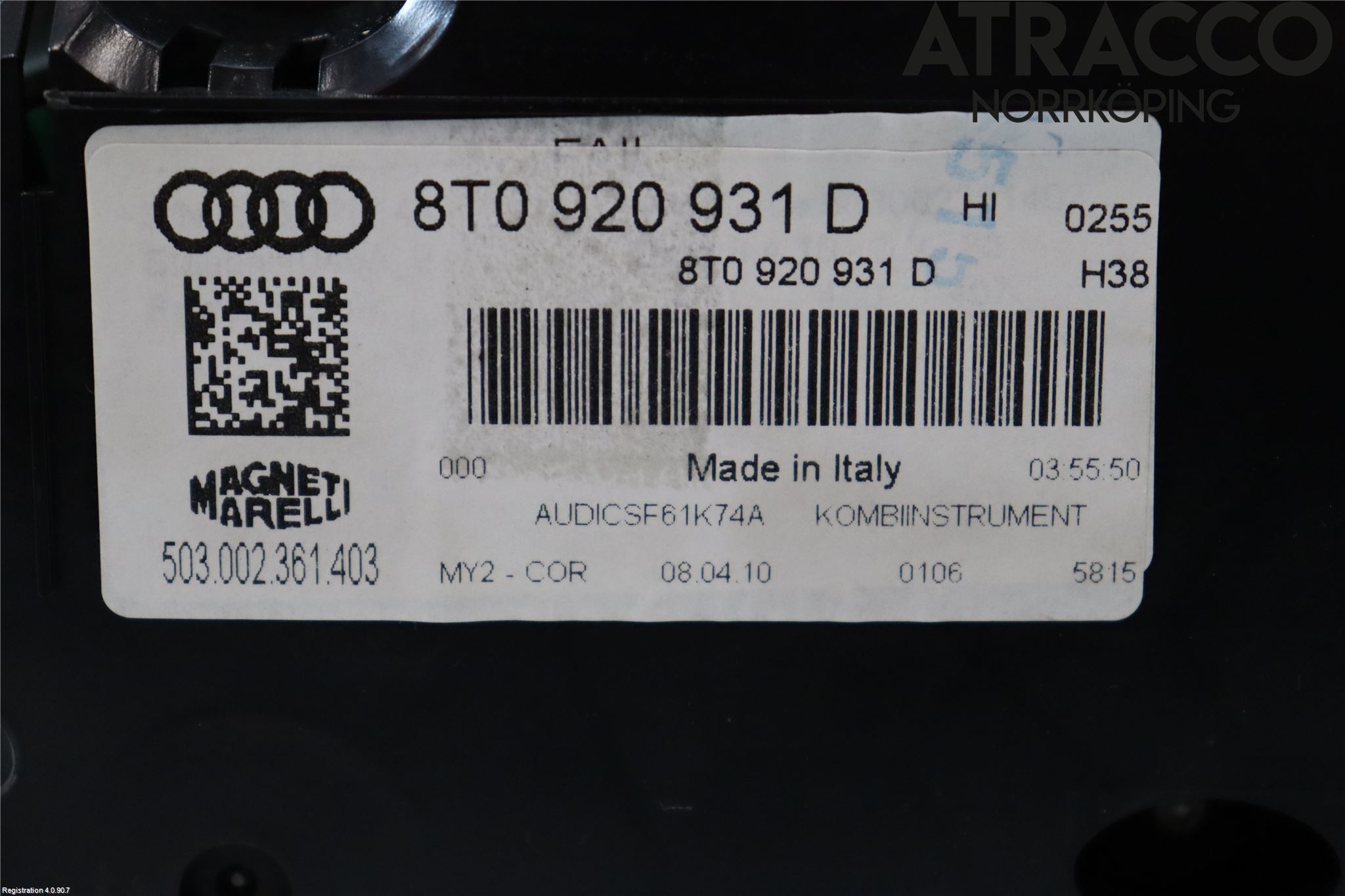 Audi A5 07-16 Instr Kombinert