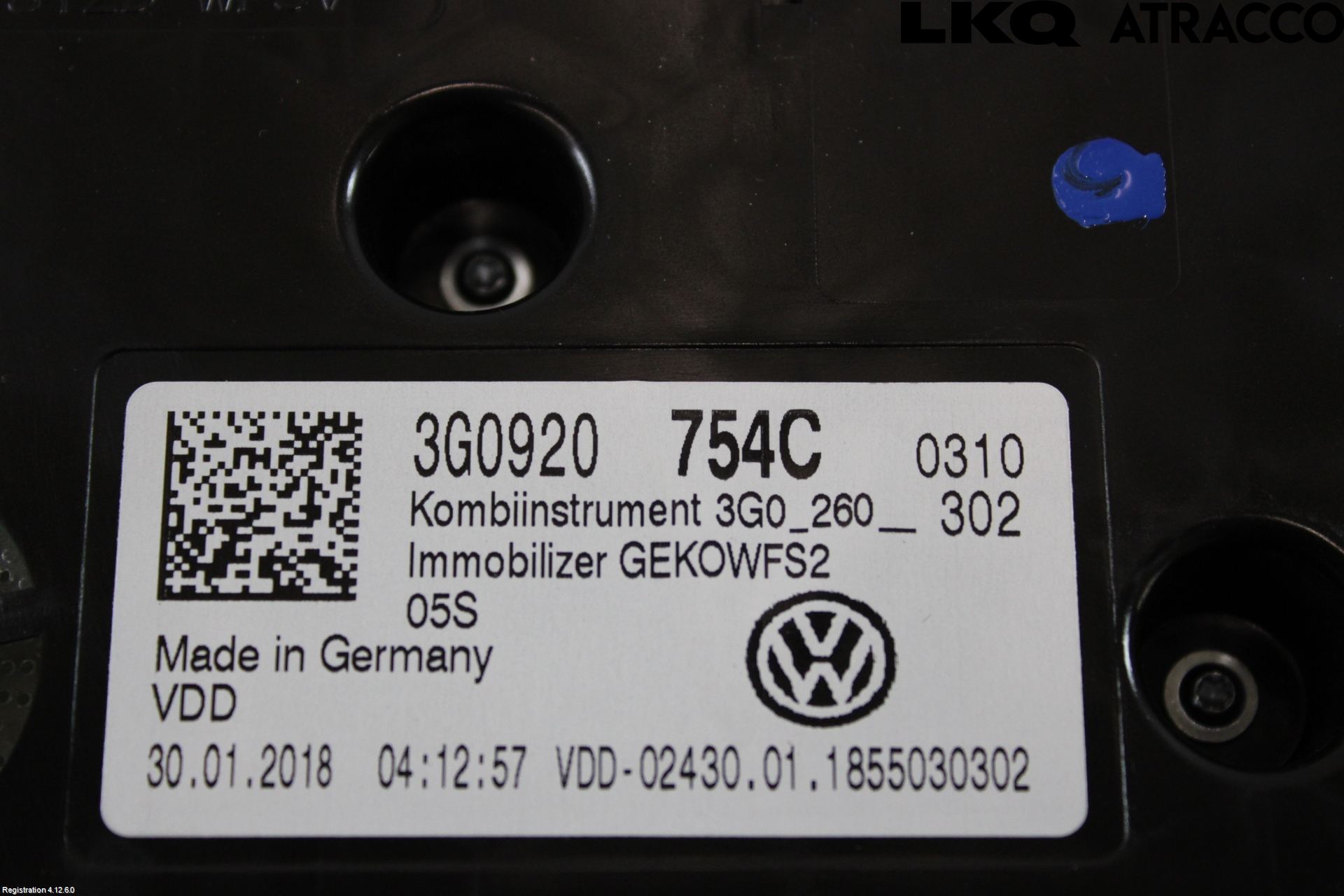 Volkswagen VW PASSAT 15-19 Instr Kombinert